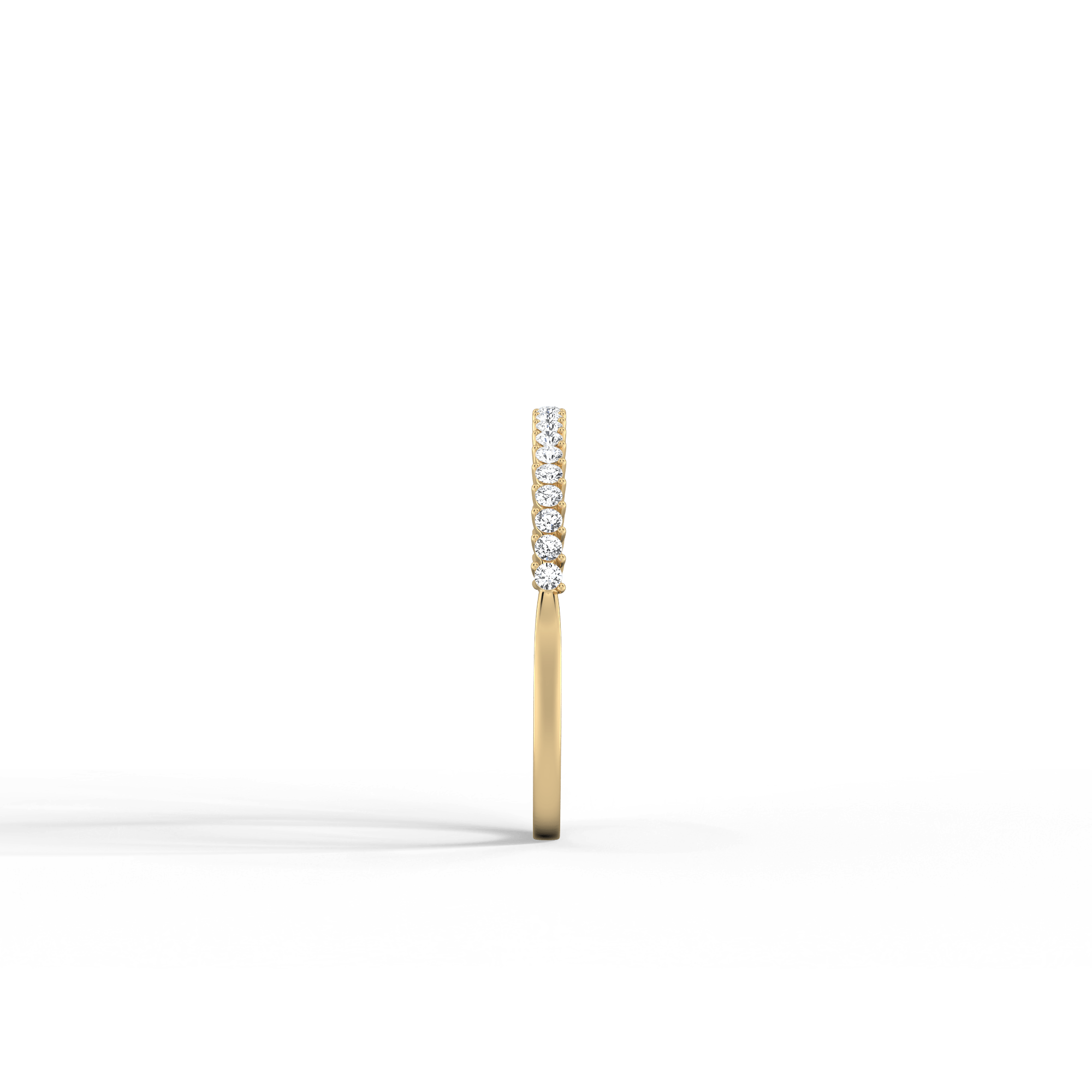 0.18CTW Half Eternity Stackable Ring - Image 8