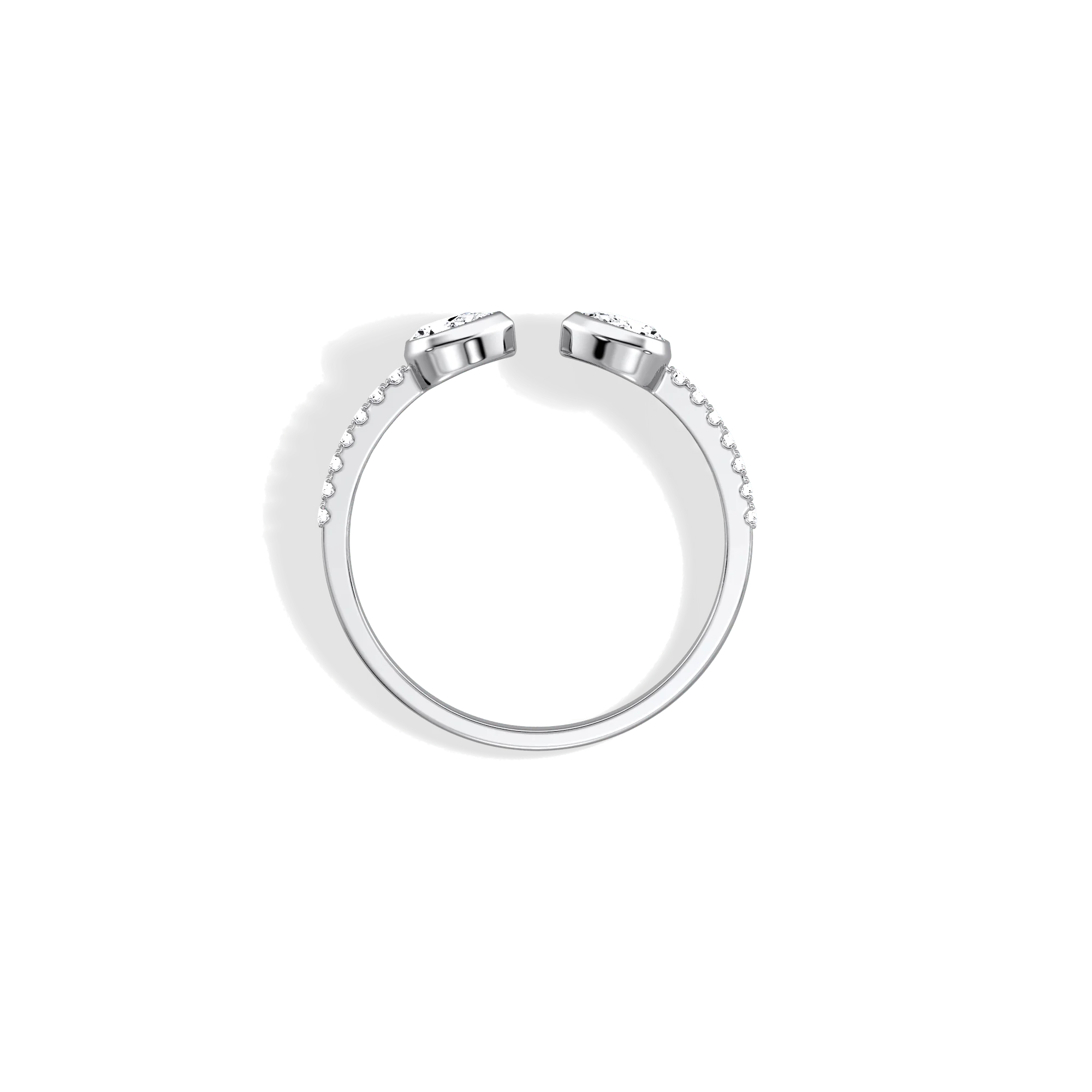 0.29CTW Lab Diamond Open Wedding Ring - Image 30