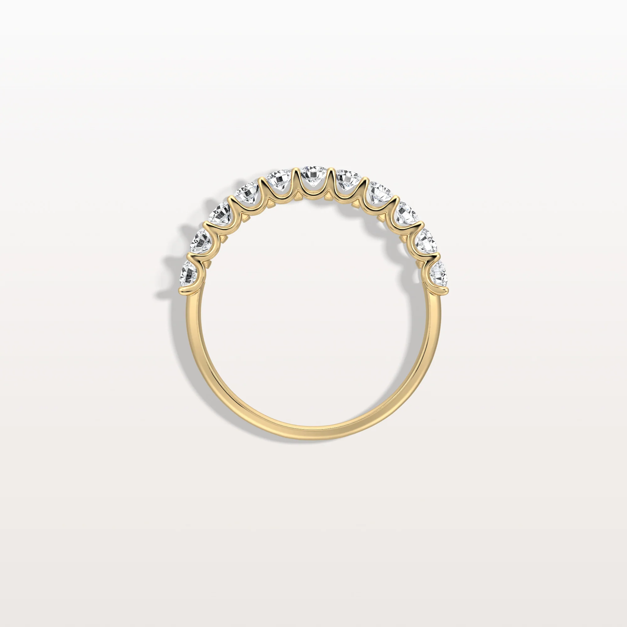 0.85 CTW Lab-Grown Diamond Anniversary Ring in Sterling Silver - Image 15