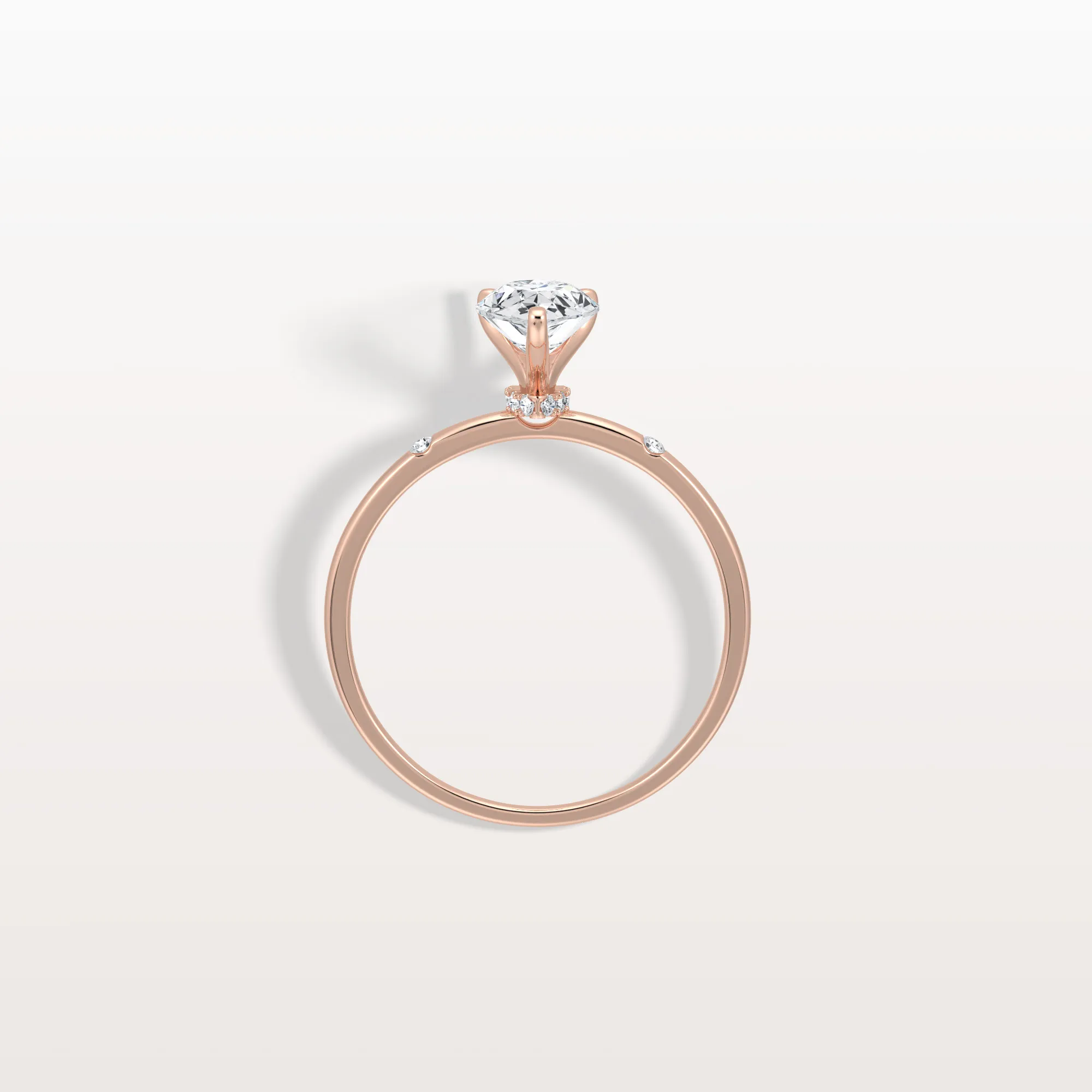 Clara丨1 CT Lab-Grown Diamond Pear Engagement Ring - Image 13