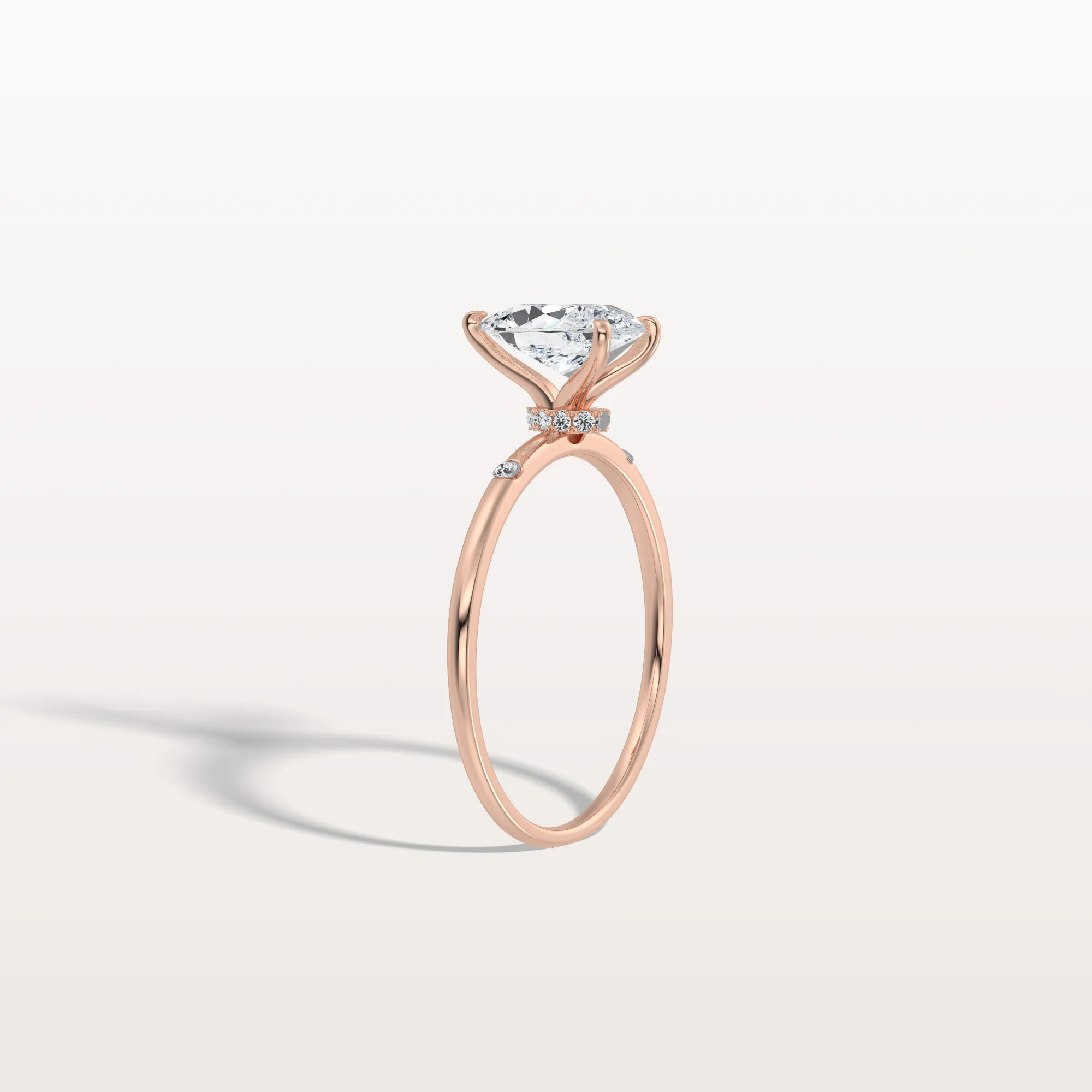 Clara丨1 CT Lab-Grown Diamond Pear Engagement Ring - Image 14