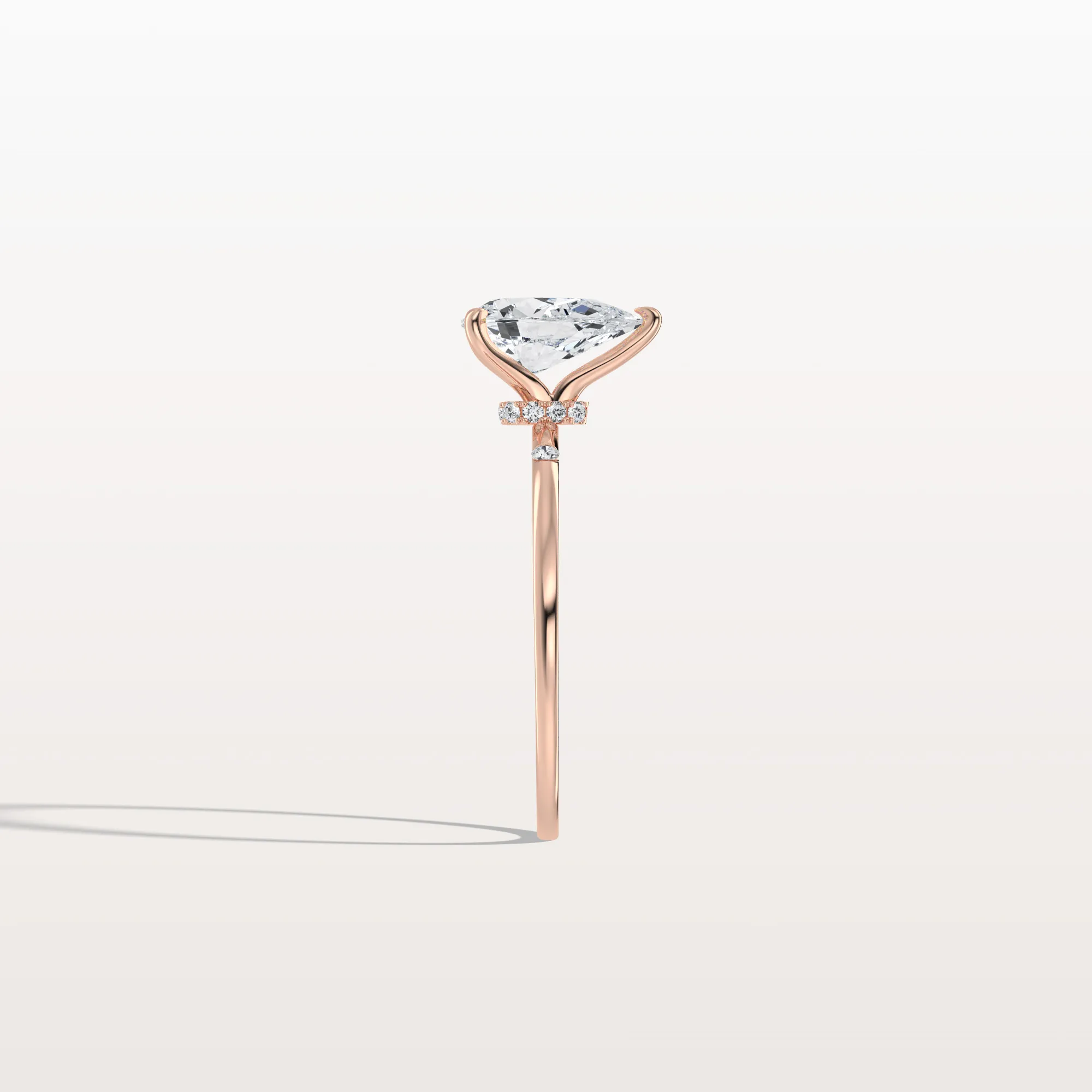 Clara丨1 CT Lab-Grown Diamond Pear Engagement Ring - Image 15