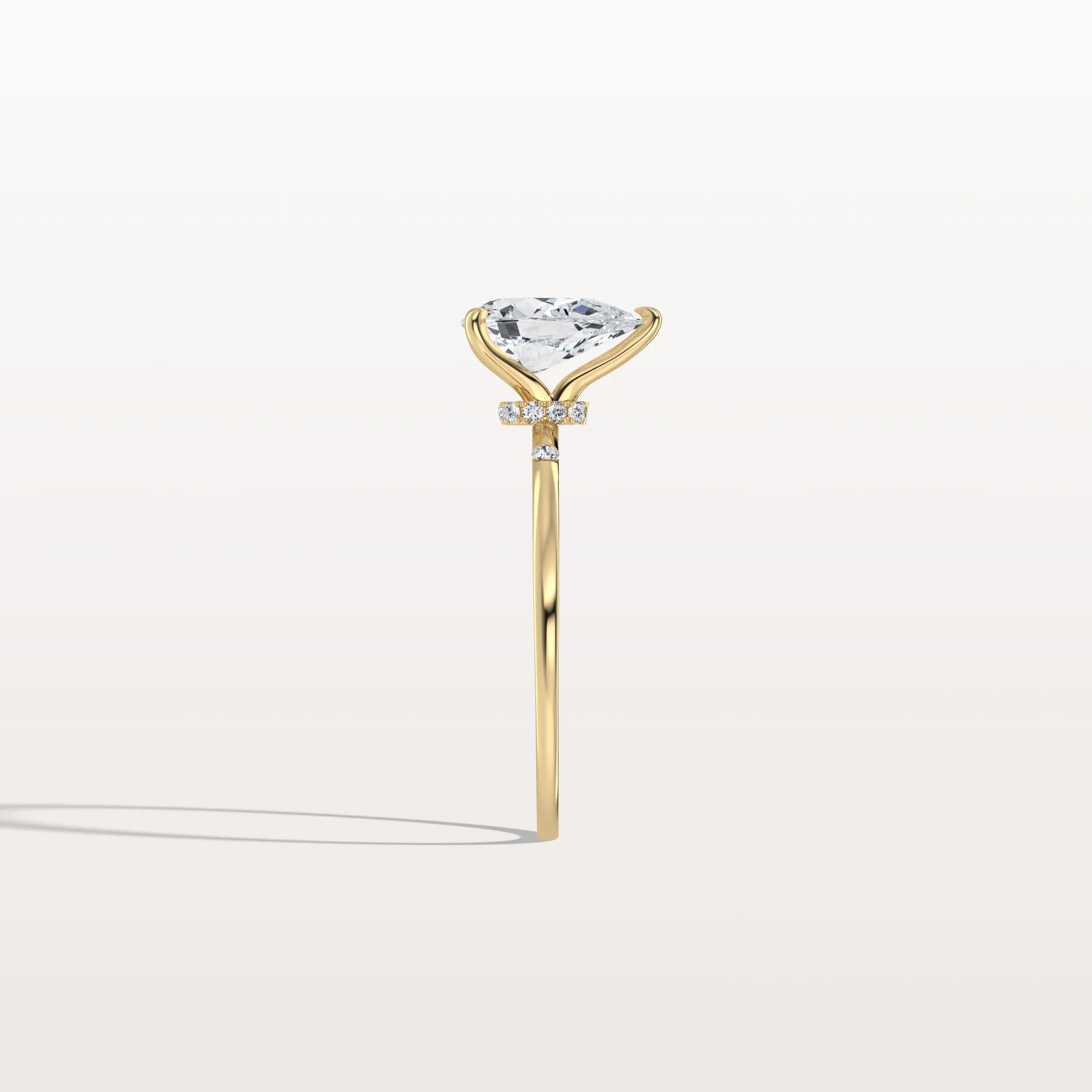 Clara丨1 CT Lab-Grown Diamond Pear Engagement Ring - Image 19