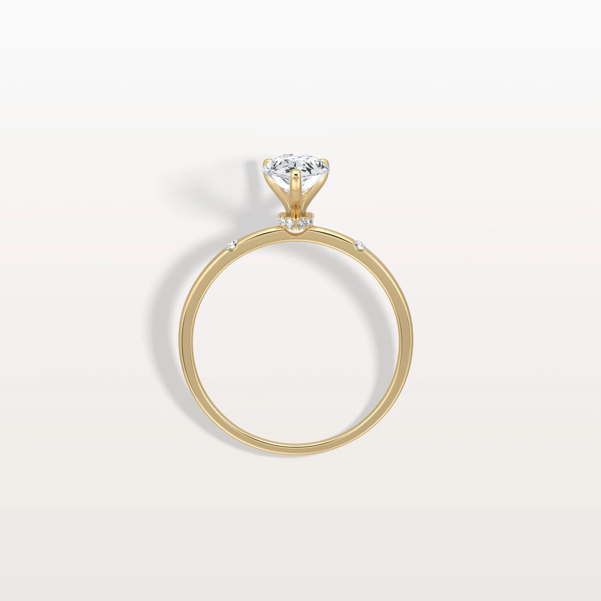 Clara丨1 CT Lab-Grown Diamond Pear Engagement Ring - Image 21