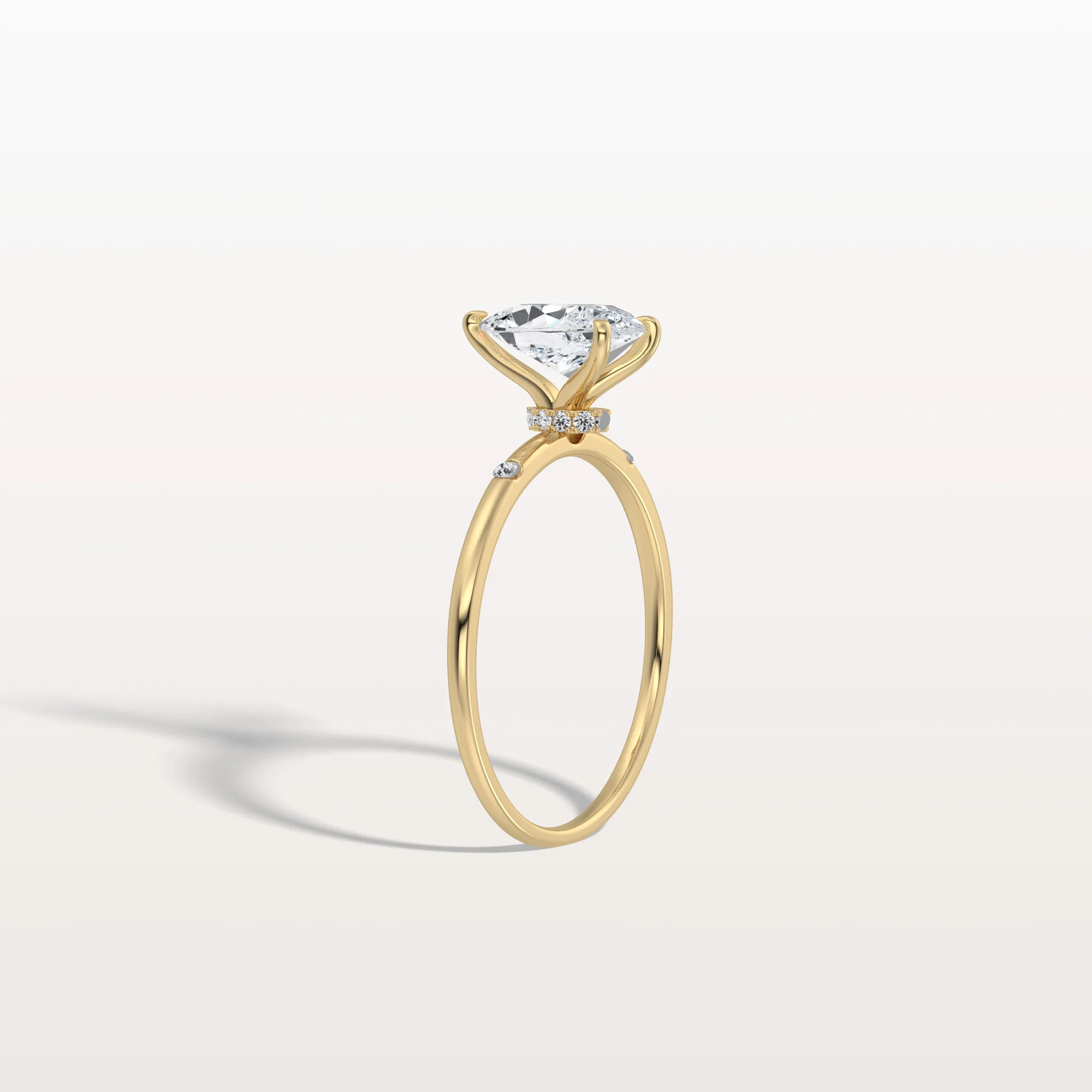 Clara丨1 CT Lab-Grown Diamond Pear Engagement Ring - Image 22