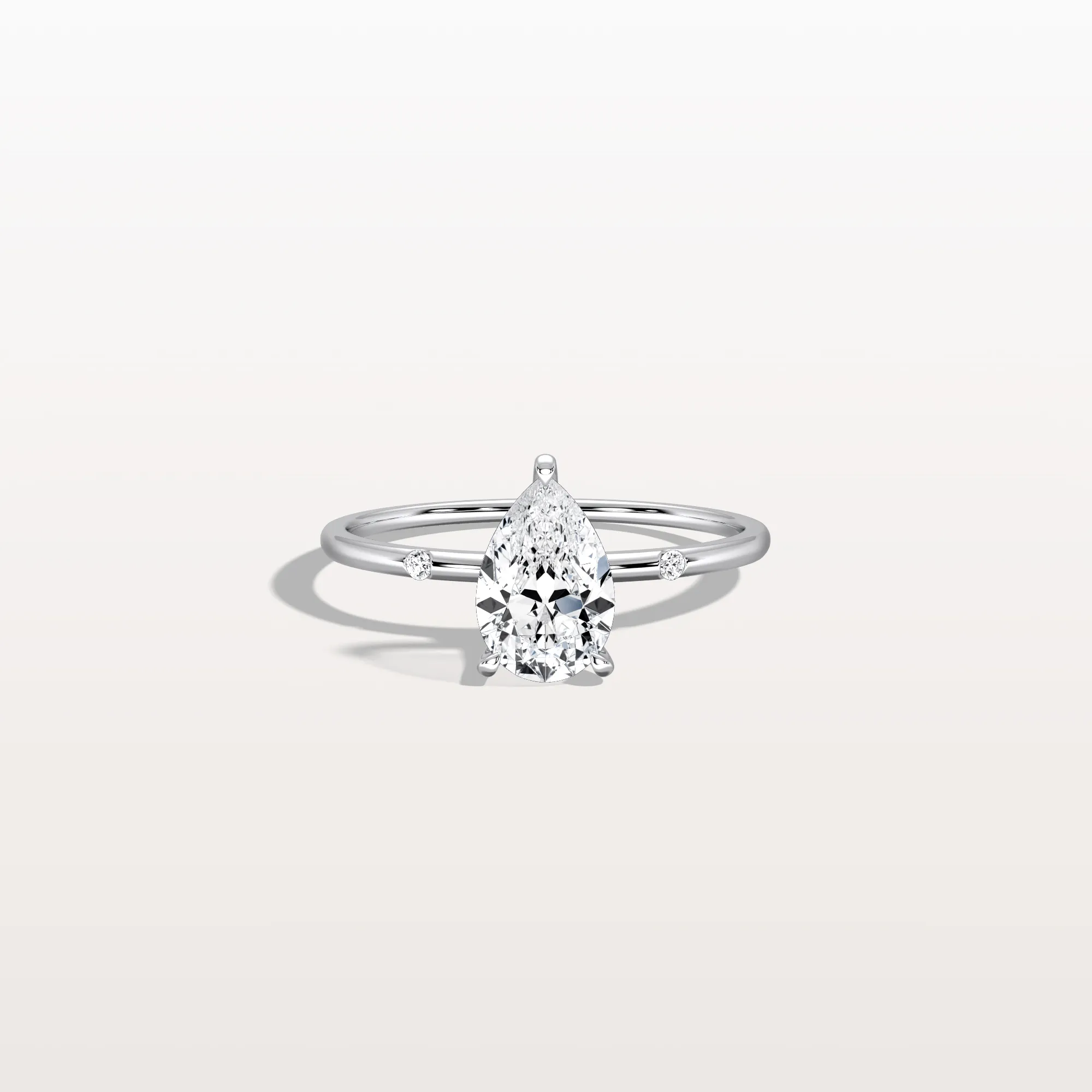 Clara丨1 CT Lab-Grown Diamond Pear Engagement Ring - Image 23