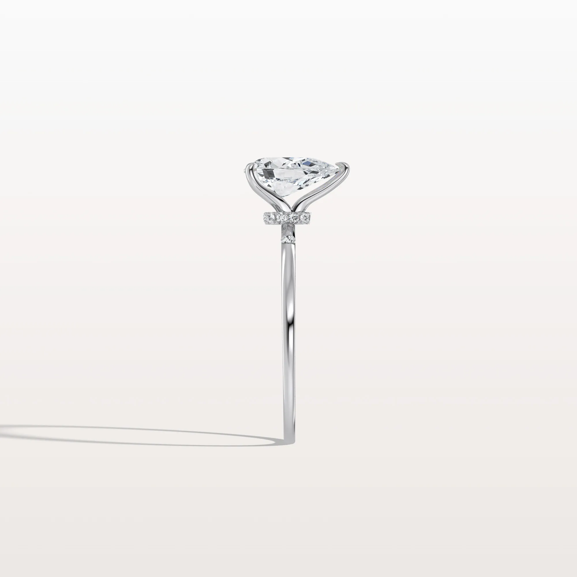 Clara丨1 CT Lab-Grown Diamond Pear Engagement Ring - Image 26