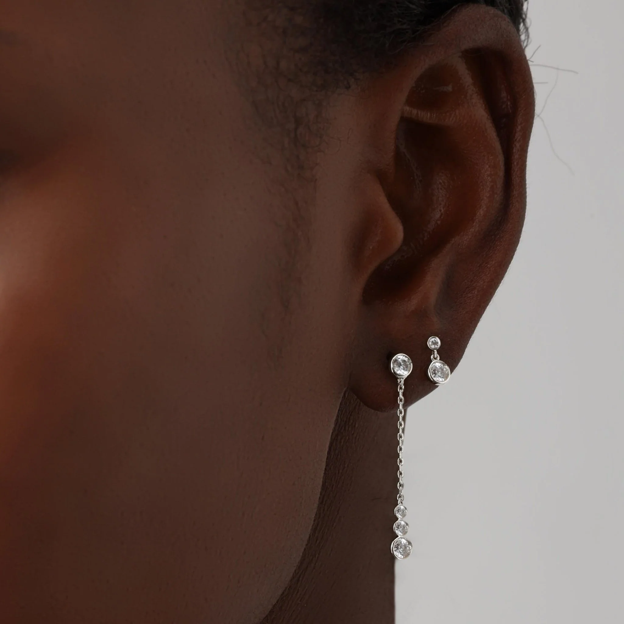 14K Solid Gold Dazzling Drop Earring With Lab Diamond - Image 20