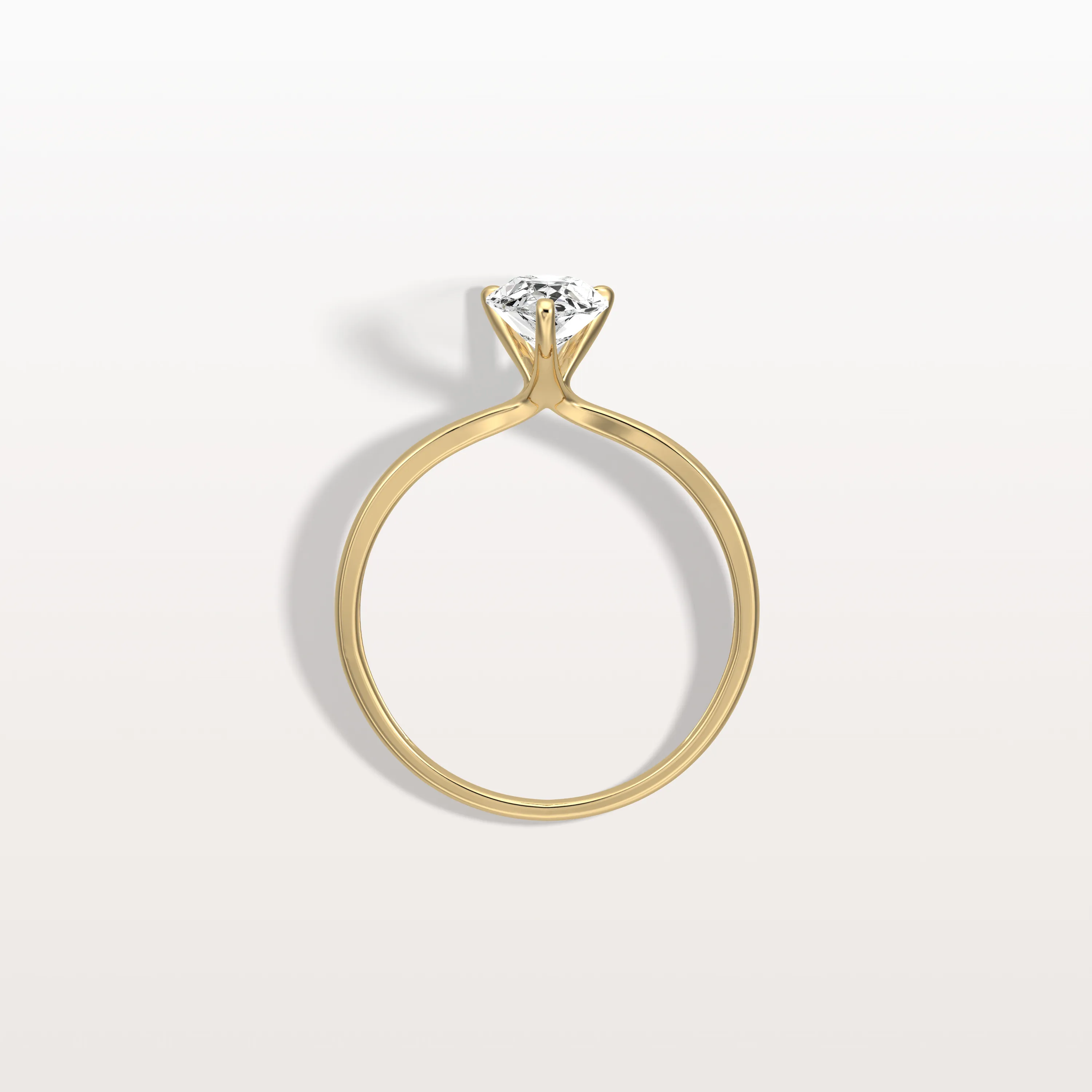 Elise丨1CT Pear Cut Lab Diamond Engagement Ring In 14K Gold - Image 11