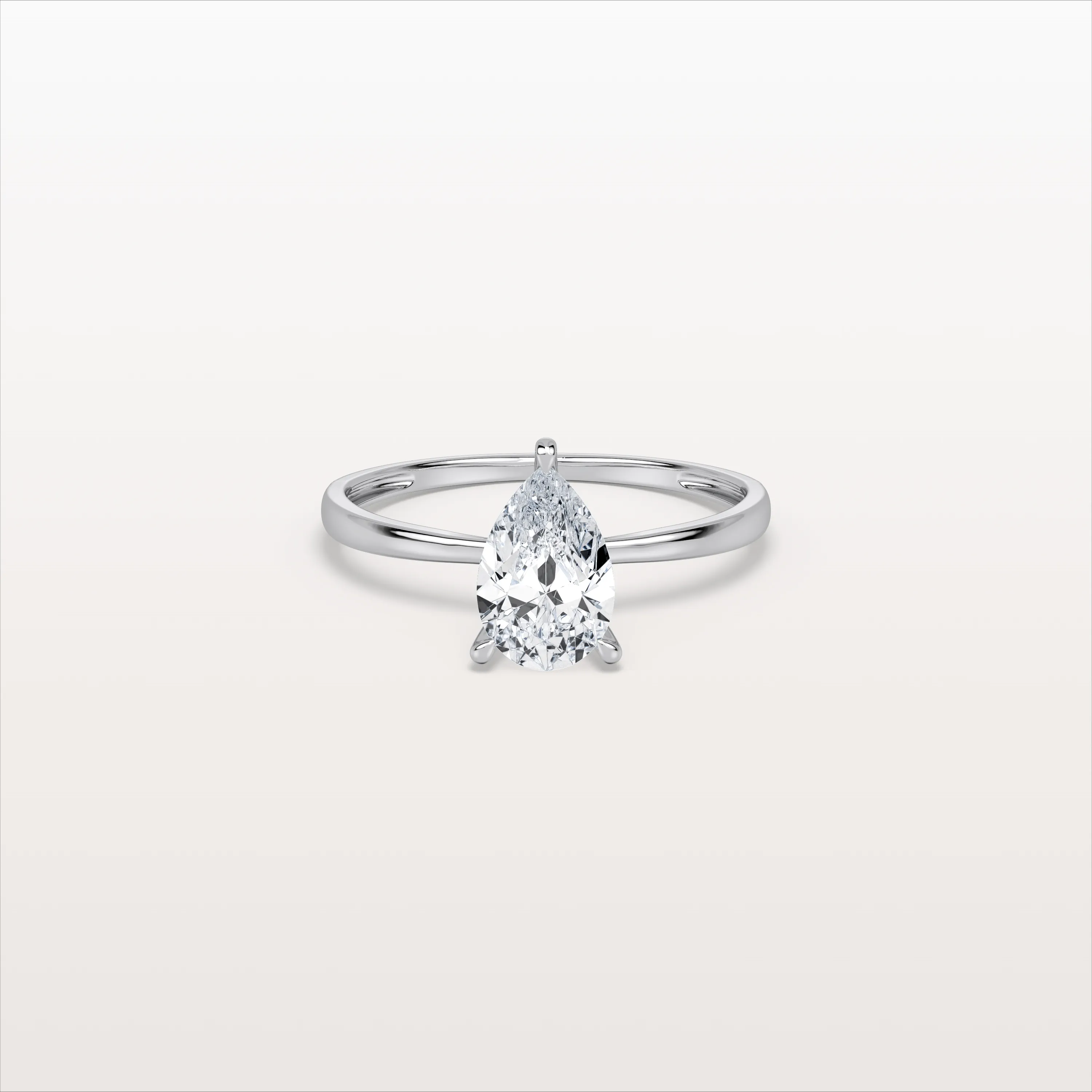 Elise丨1CT Pear Cut Lab Diamond Engagement Ring In 14K Gold - Image 17
