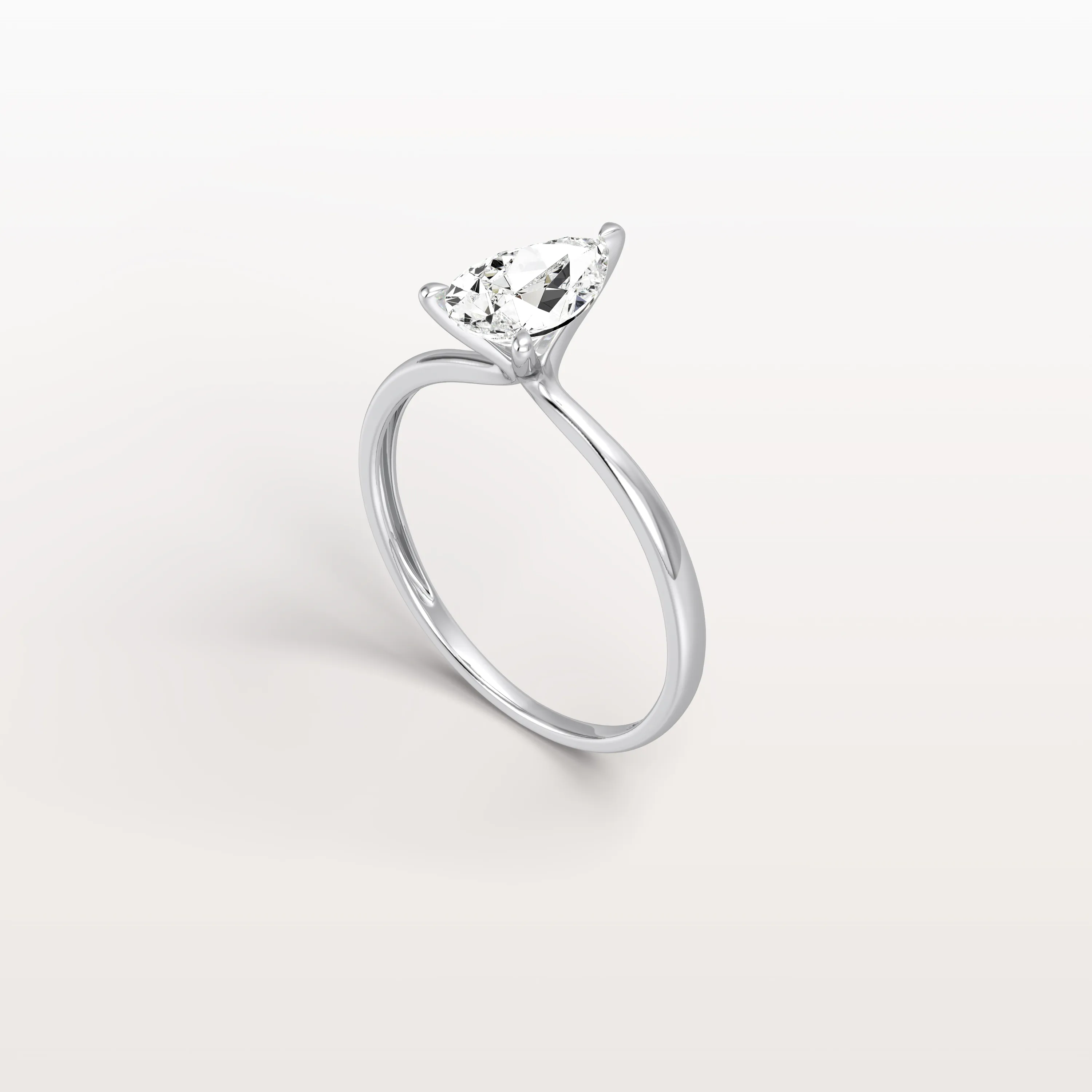 Elise丨1CT Pear Cut Lab Diamond Engagement Ring In 14K Gold - Image 20