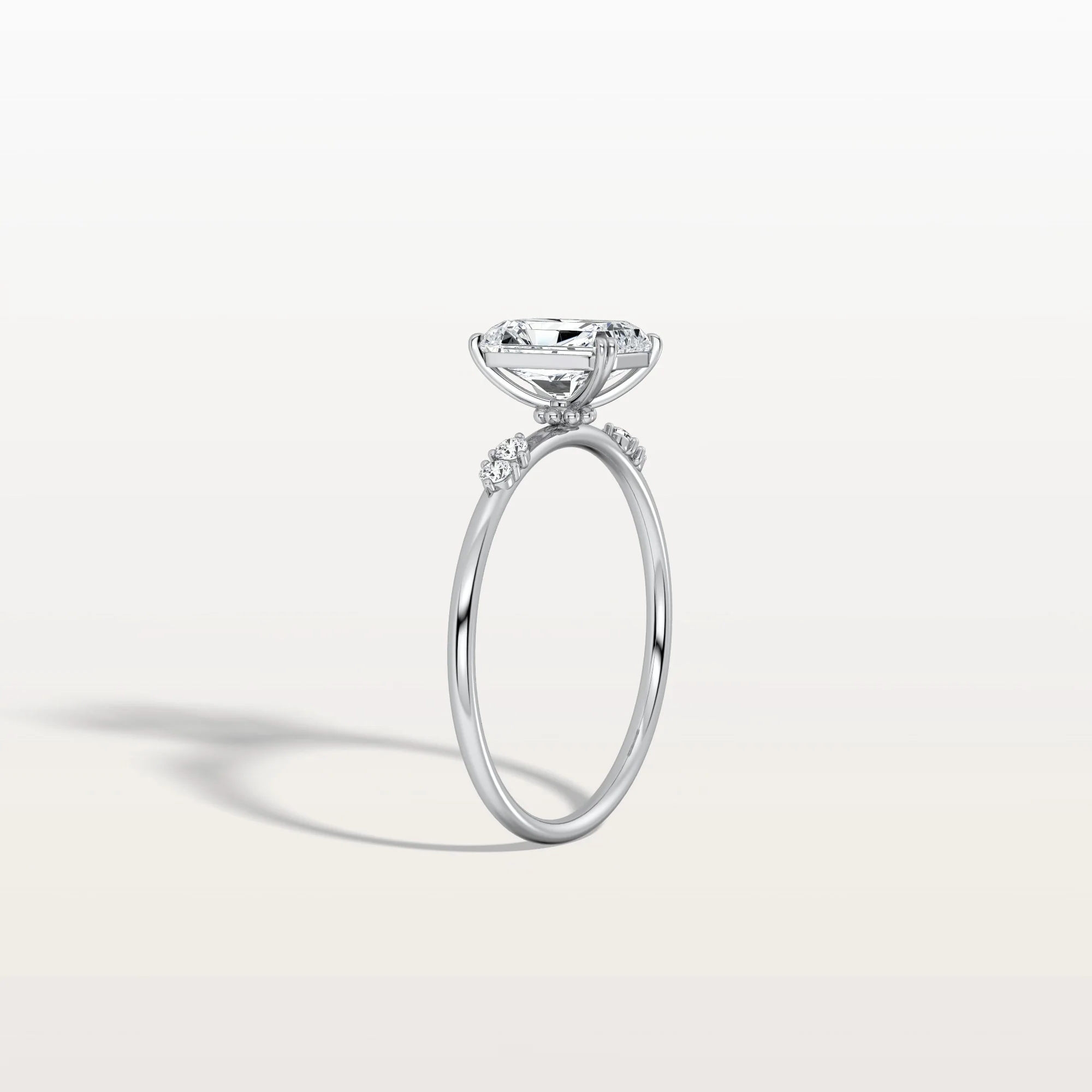 Amelie丨1CT Radiant Cut Lab Diamond Engagement Ring in 14K Solid Gold/Platinum - Image 15
