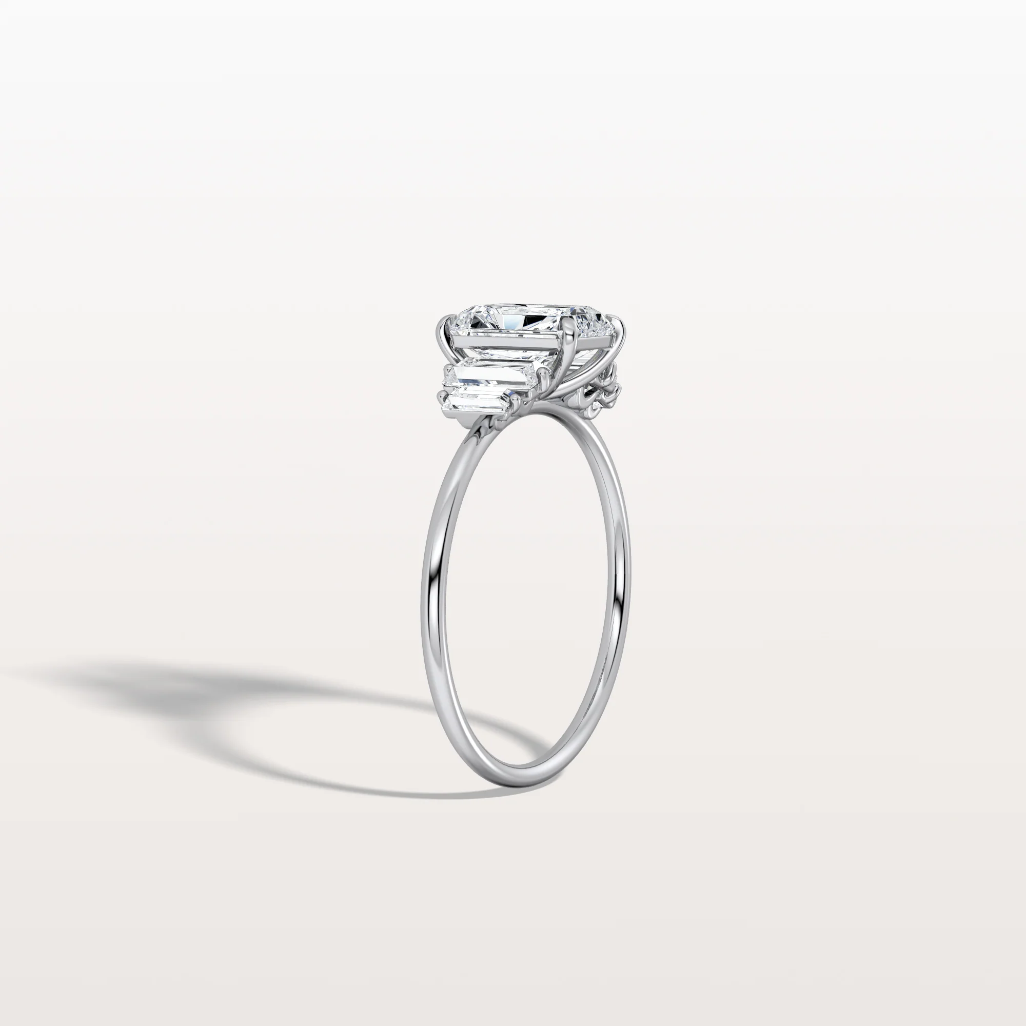 Bella丨1CT Radiant Lab Diamond Engagement Ring In 14K Solid Gold/Platinum - Image 16