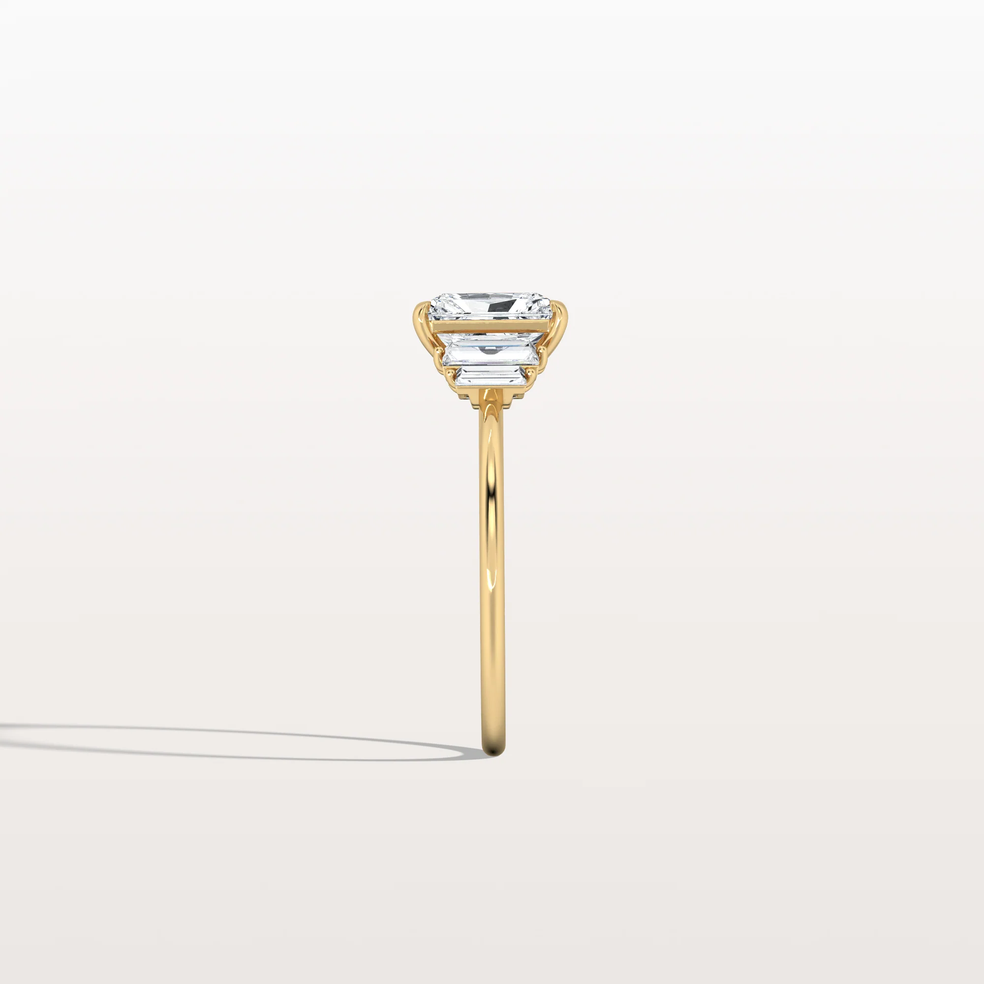 Bella丨1CT Radiant Lab Diamond Engagement Ring In 14K Solid Gold/Platinum - Image 8