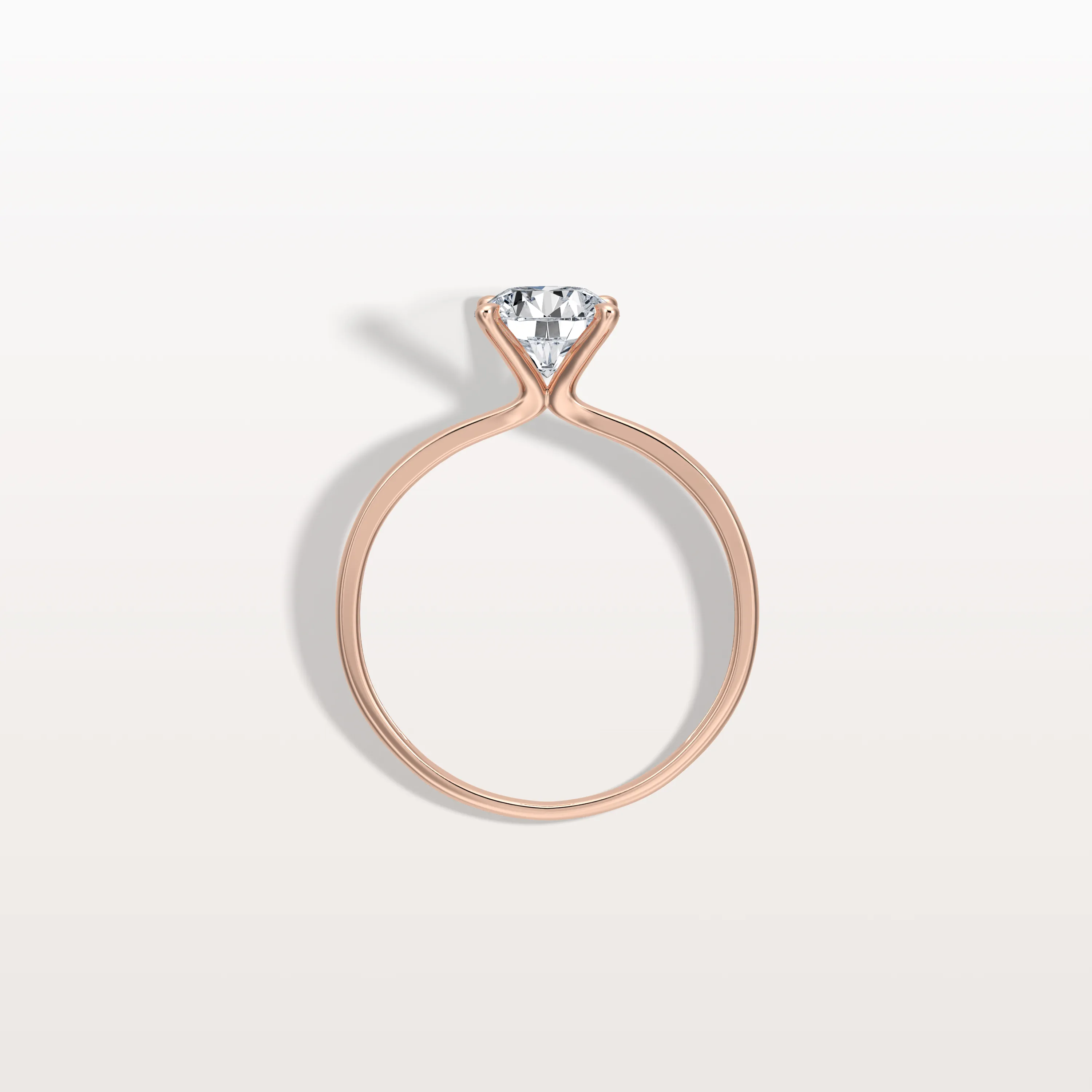 Aria丨1CT Round Lab Grown Diamond Ring In 14K Gold - Image 11
