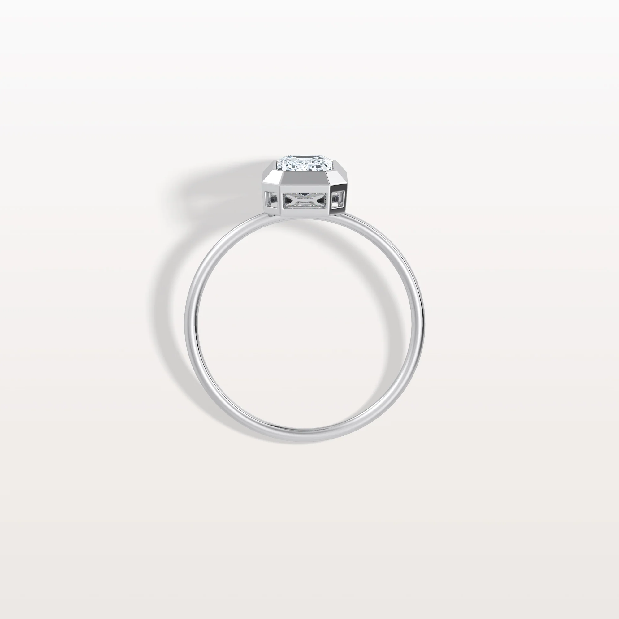 Ivy丨1CT Solitaire Bezel Set Lab Diamond Engagement Ring In 14K Solid Gold/Platinum - Image 14