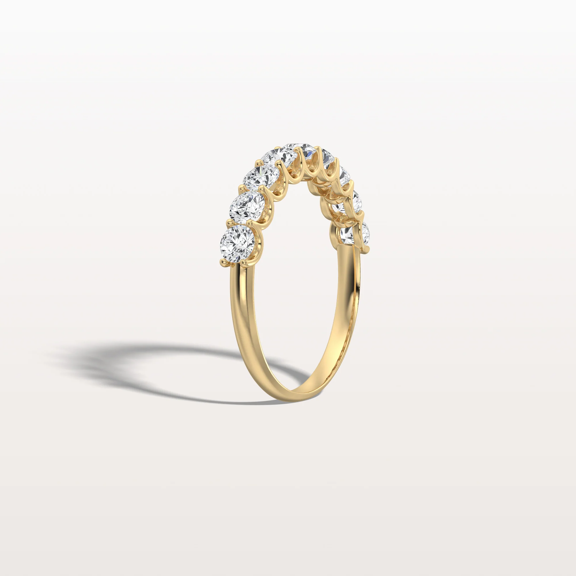 1CTW Lab-Grown Diamond Anniversary Ring in 925 Sterling Silver - Image 12