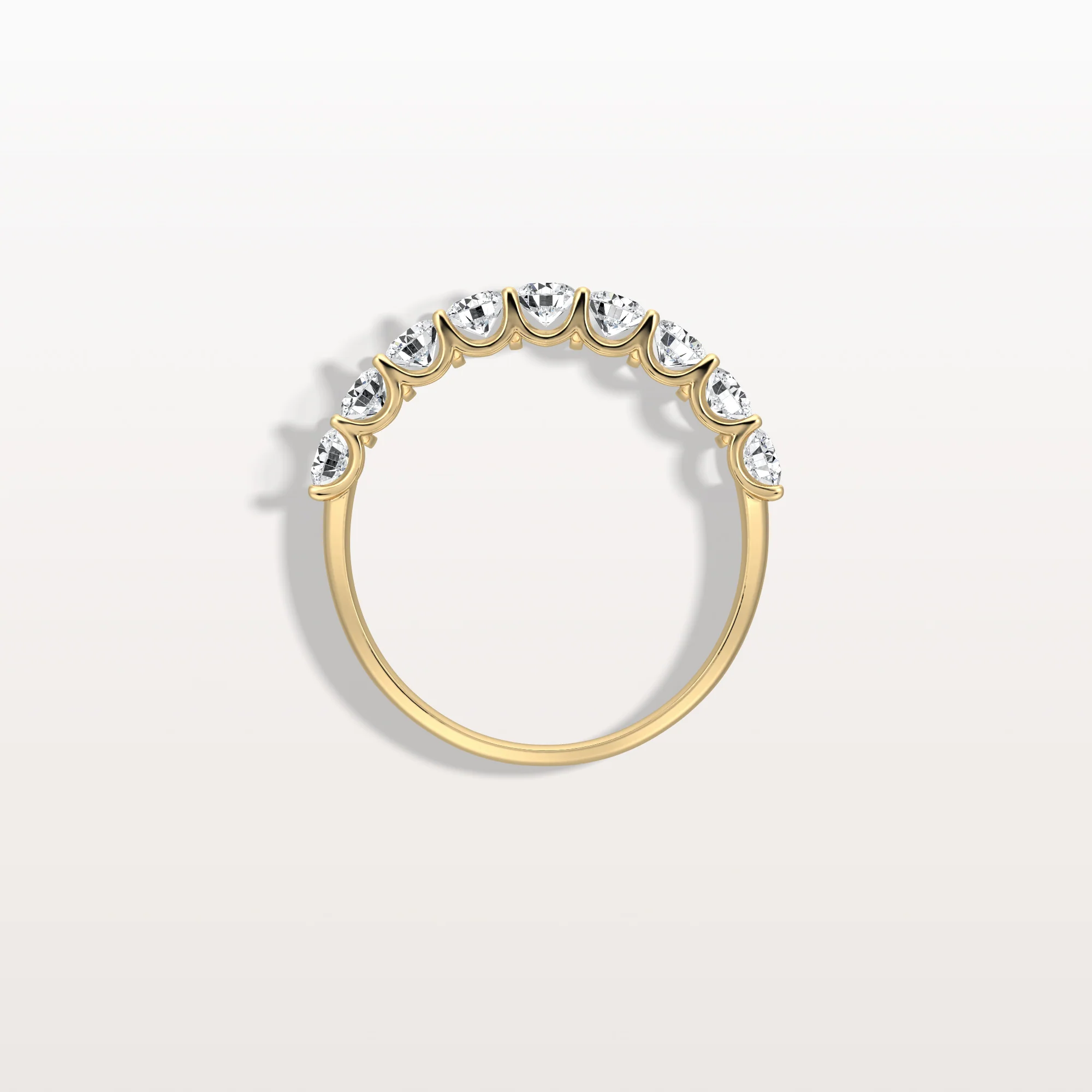 1CTW Lab-Grown Diamond Anniversary Ring in 925 Sterling Silver - Image 15