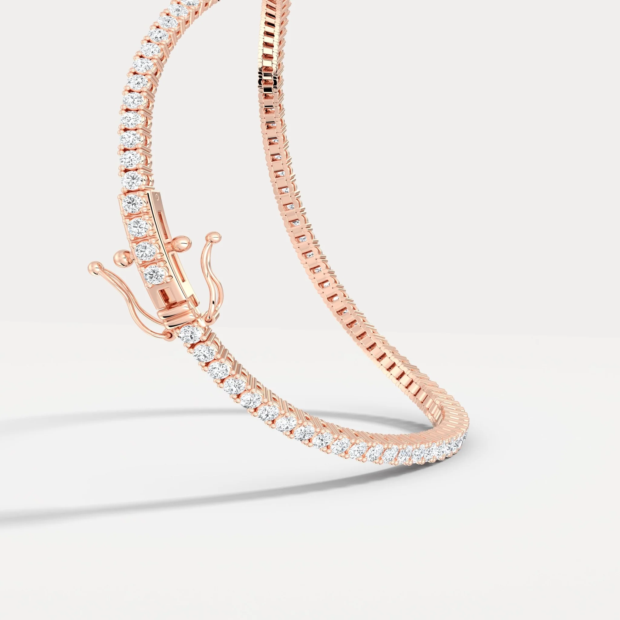 2 CTW Lab-Grown Diamond Tennis Bracelet in 14K Gold/Platinum – Classic & Timeless - Image 11