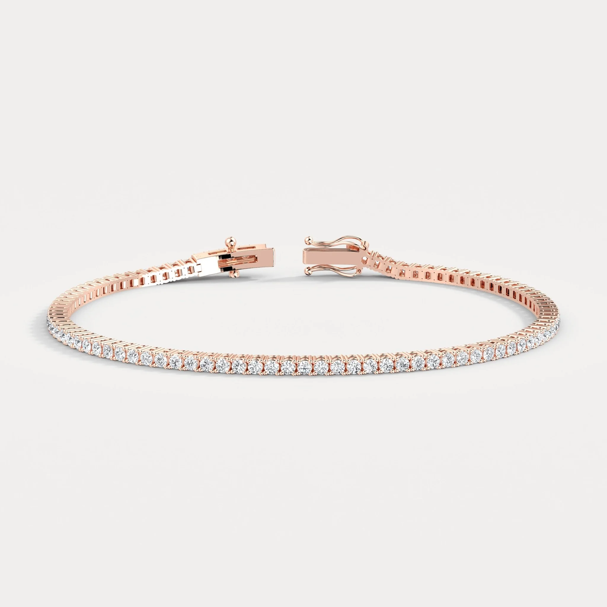 2 CTW Lab-Grown Diamond Tennis Bracelet in 14K Gold/Platinum – Classic & Timeless - Image 12