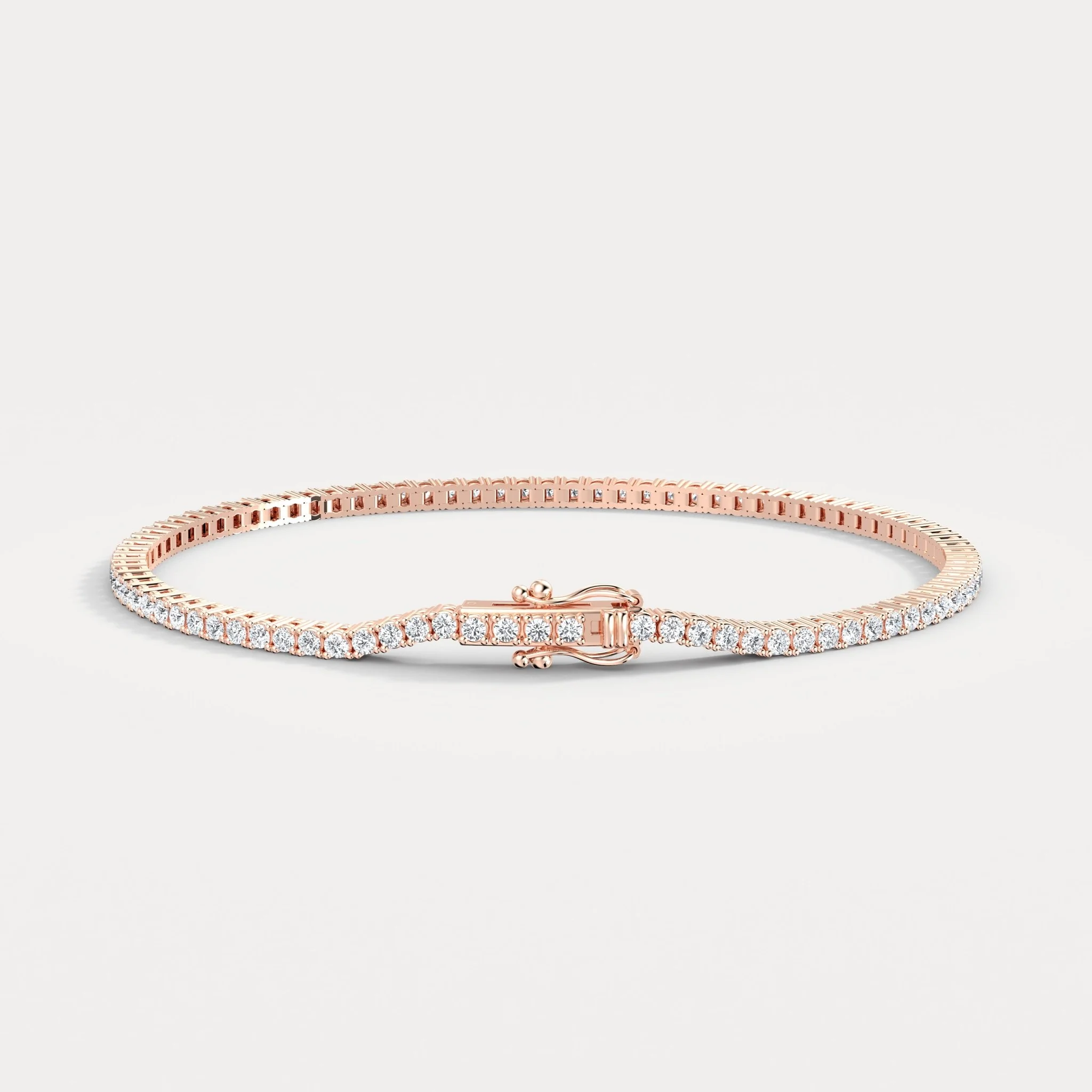 2 CTW Lab-Grown Diamond Tennis Bracelet in 14K Gold/Platinum – Classic & Timeless - Image 14