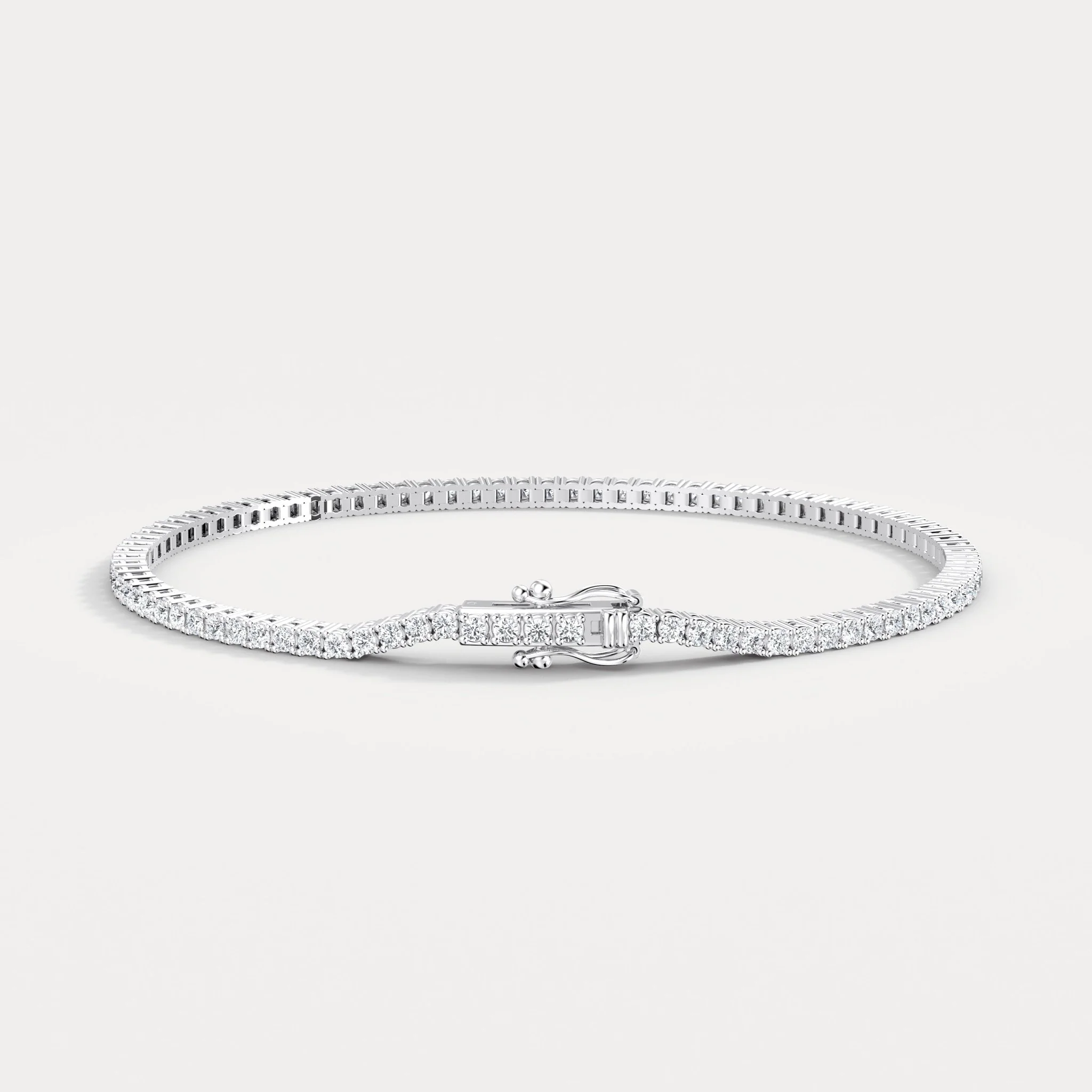 2 CTW Lab-Grown Diamond Tennis Bracelet in 14K Gold/Platinum – Classic & Timeless - Image 18