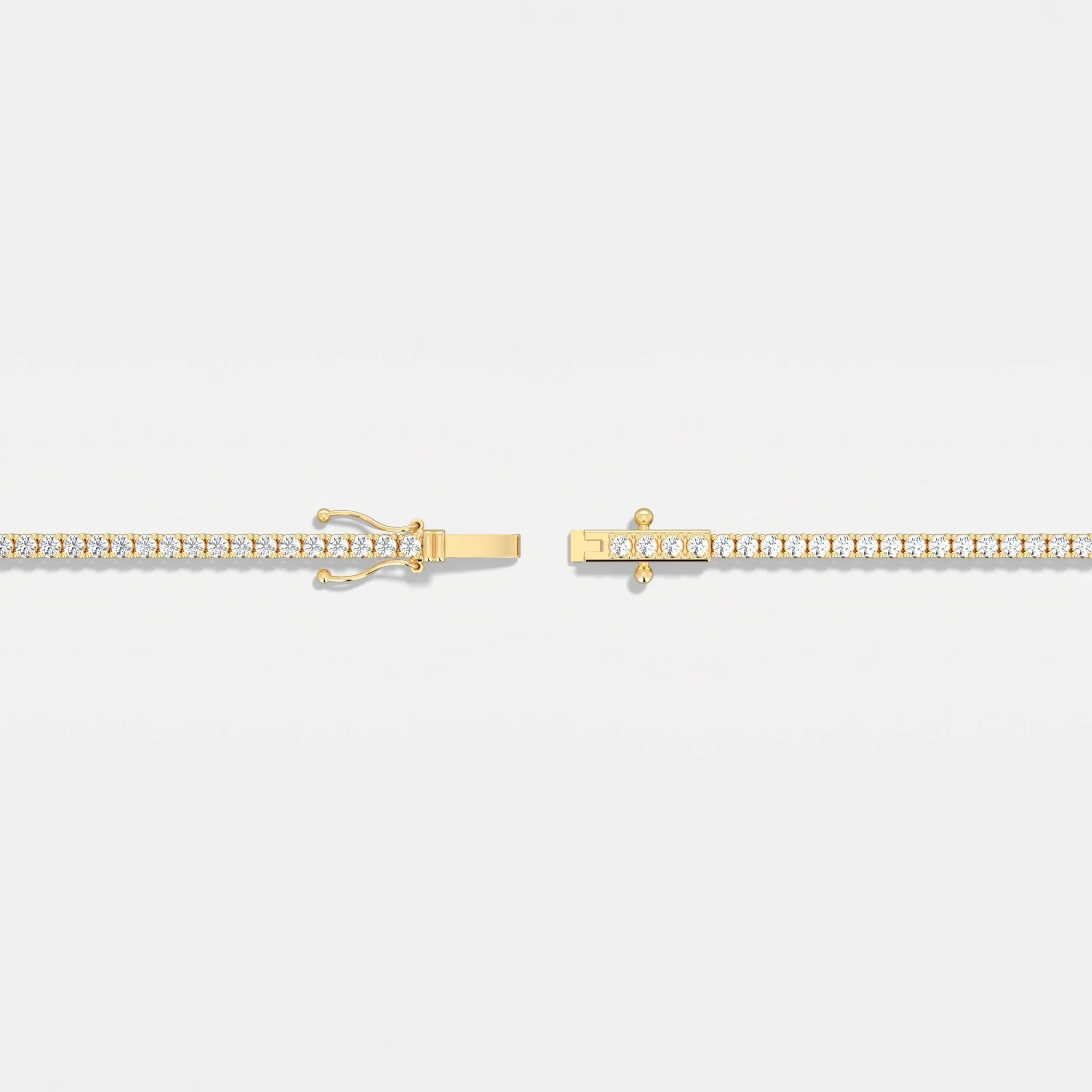 2 CTW Lab-Grown Diamond Tennis Bracelet in 14K Gold/Platinum – Classic & Timeless - Image 9
