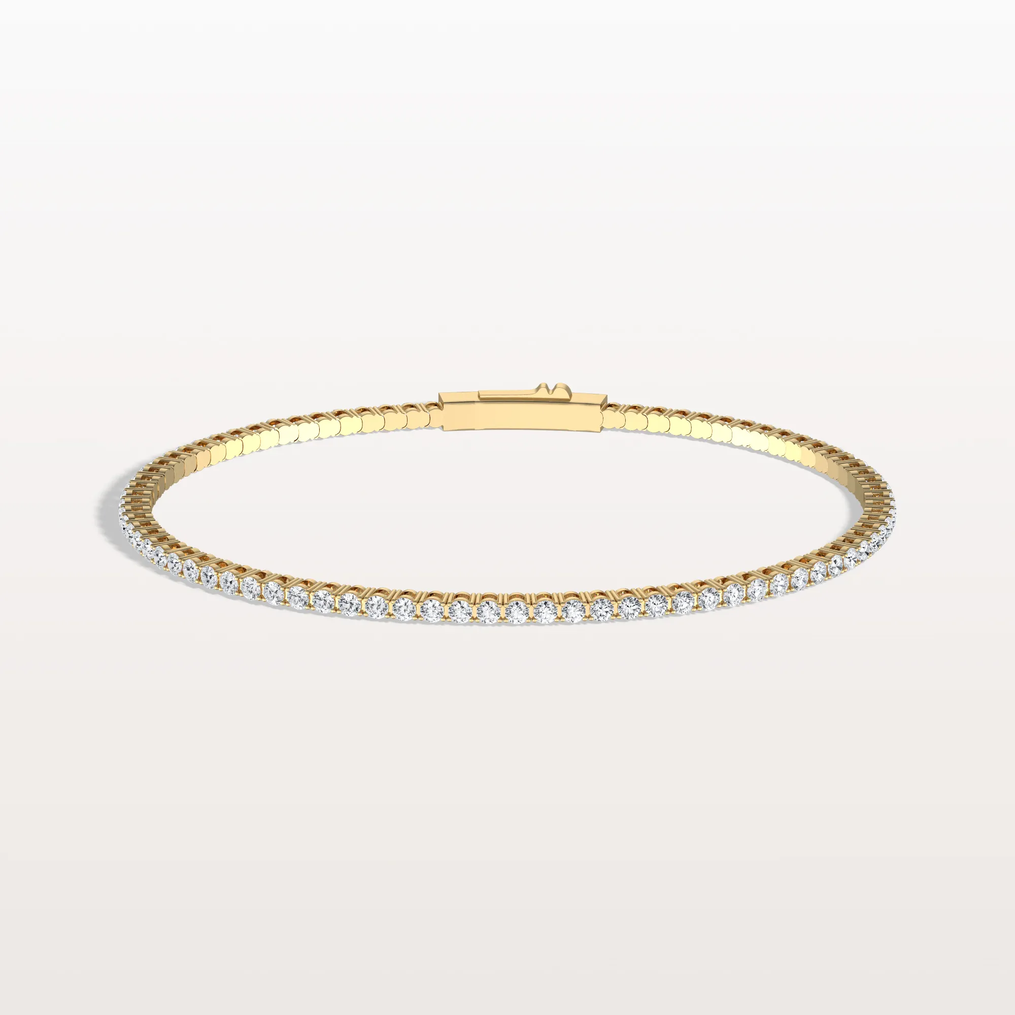 2.78CTW Lab Grown Diamond Flexible Bangle Bracelet - Image 12