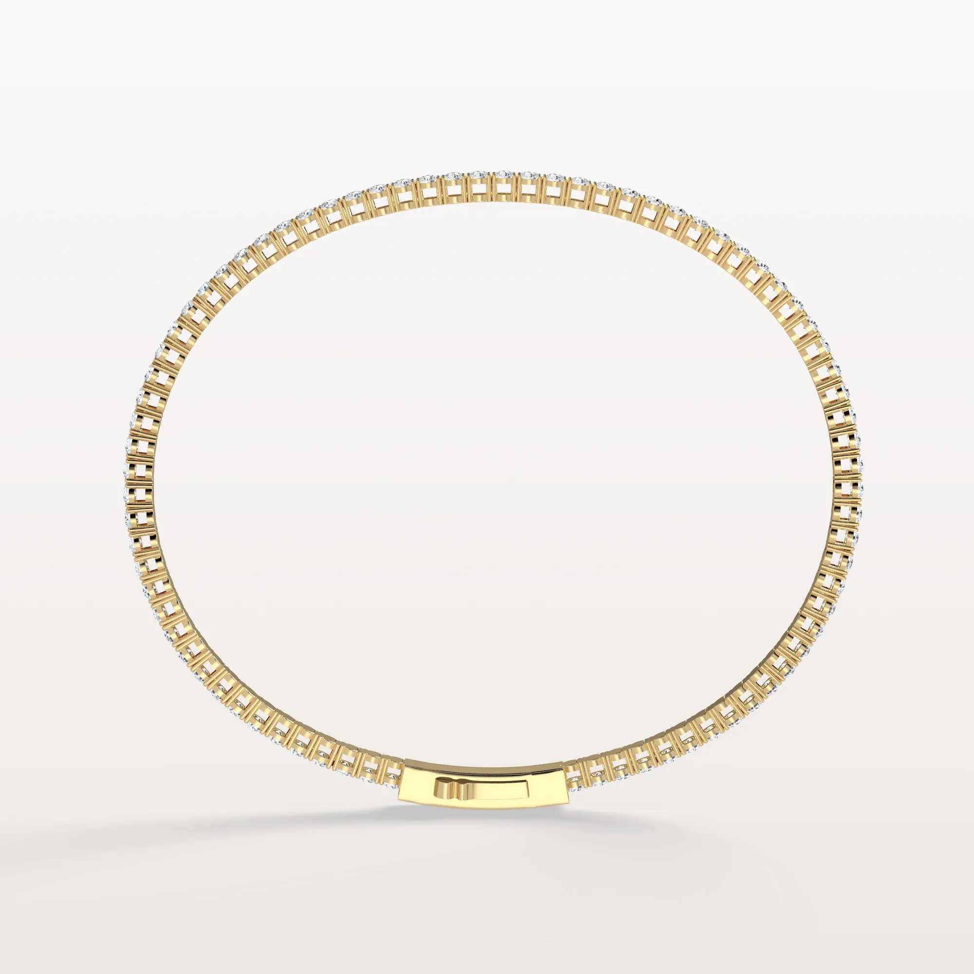 2.78CTW Lab Grown Diamond Flexible Bangle Bracelet - Image 15