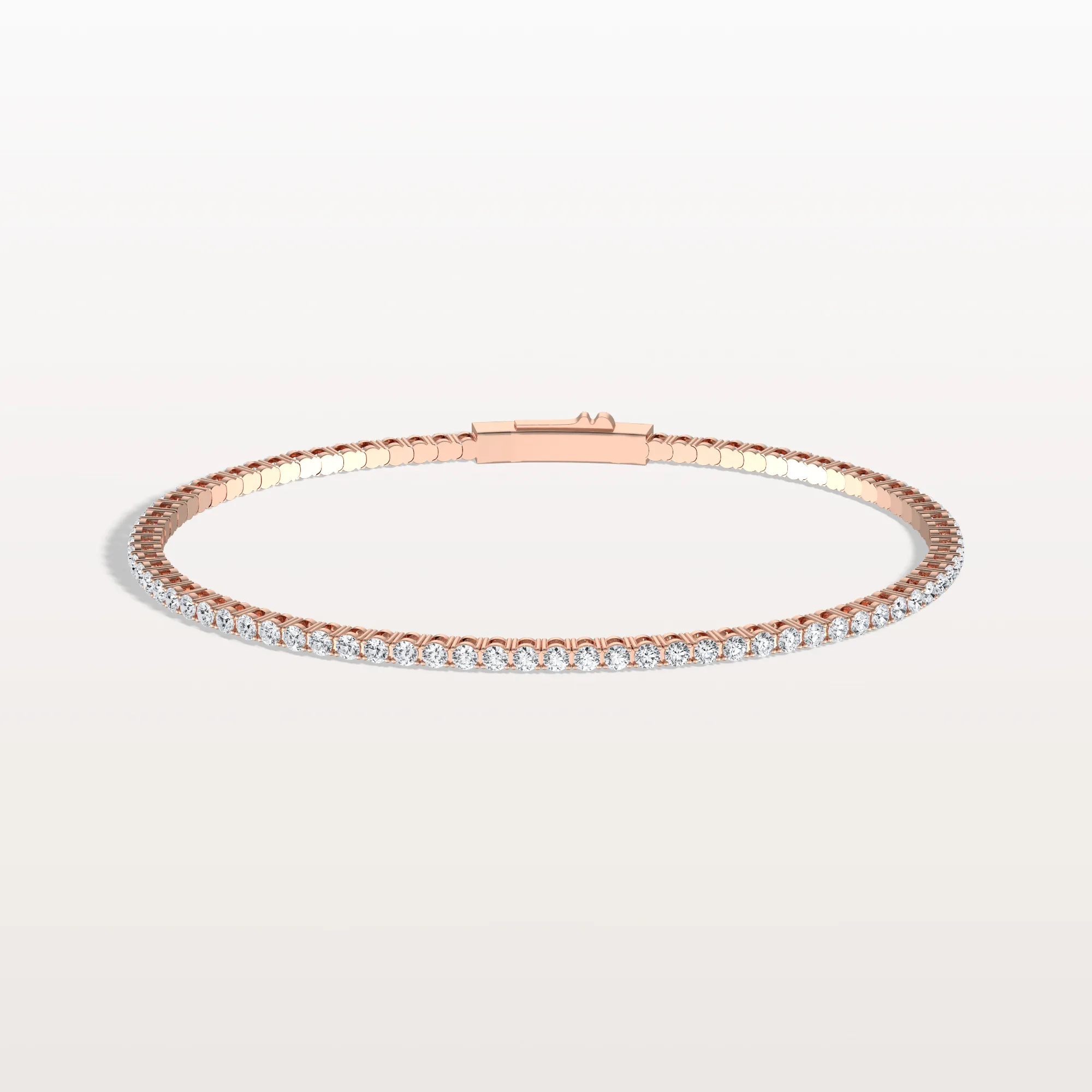 2.78CTW Lab Grown Diamond Flexible Bangle Bracelet - Image 19