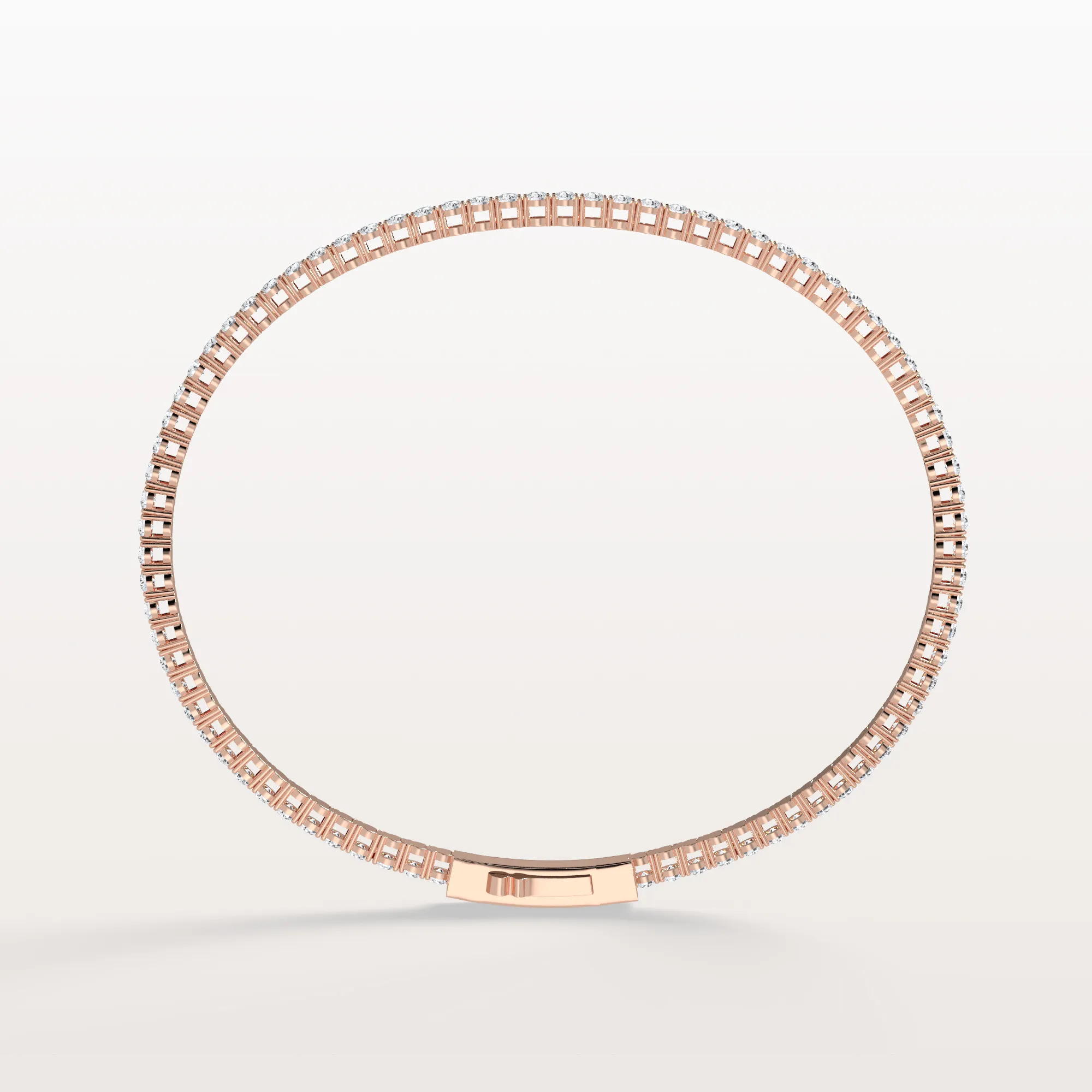 2.78CTW Lab Grown Diamond Flexible Bangle Bracelet - Image 22