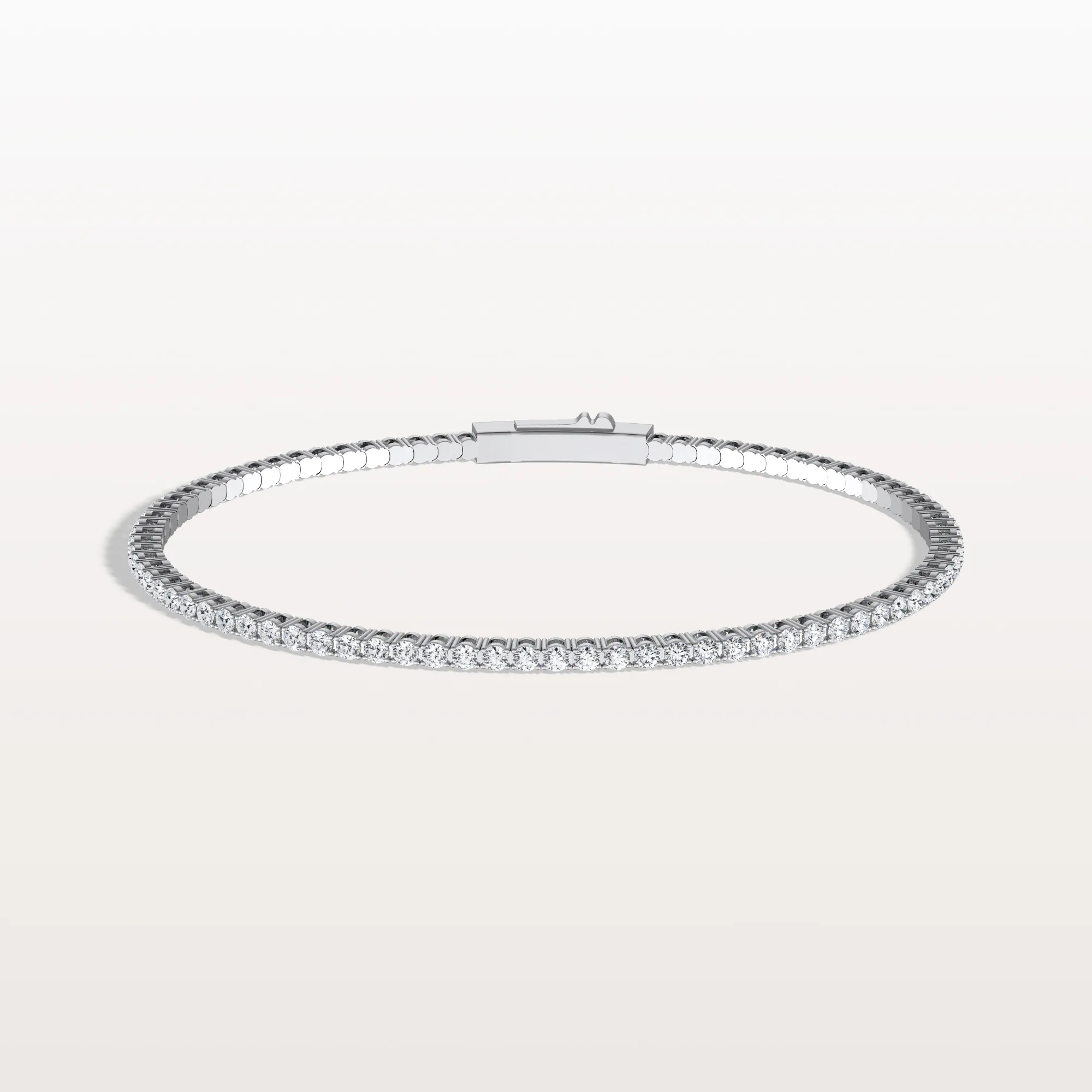 2.78CTW Lab Grown Diamond Flexible Bangle Bracelet - Image 26