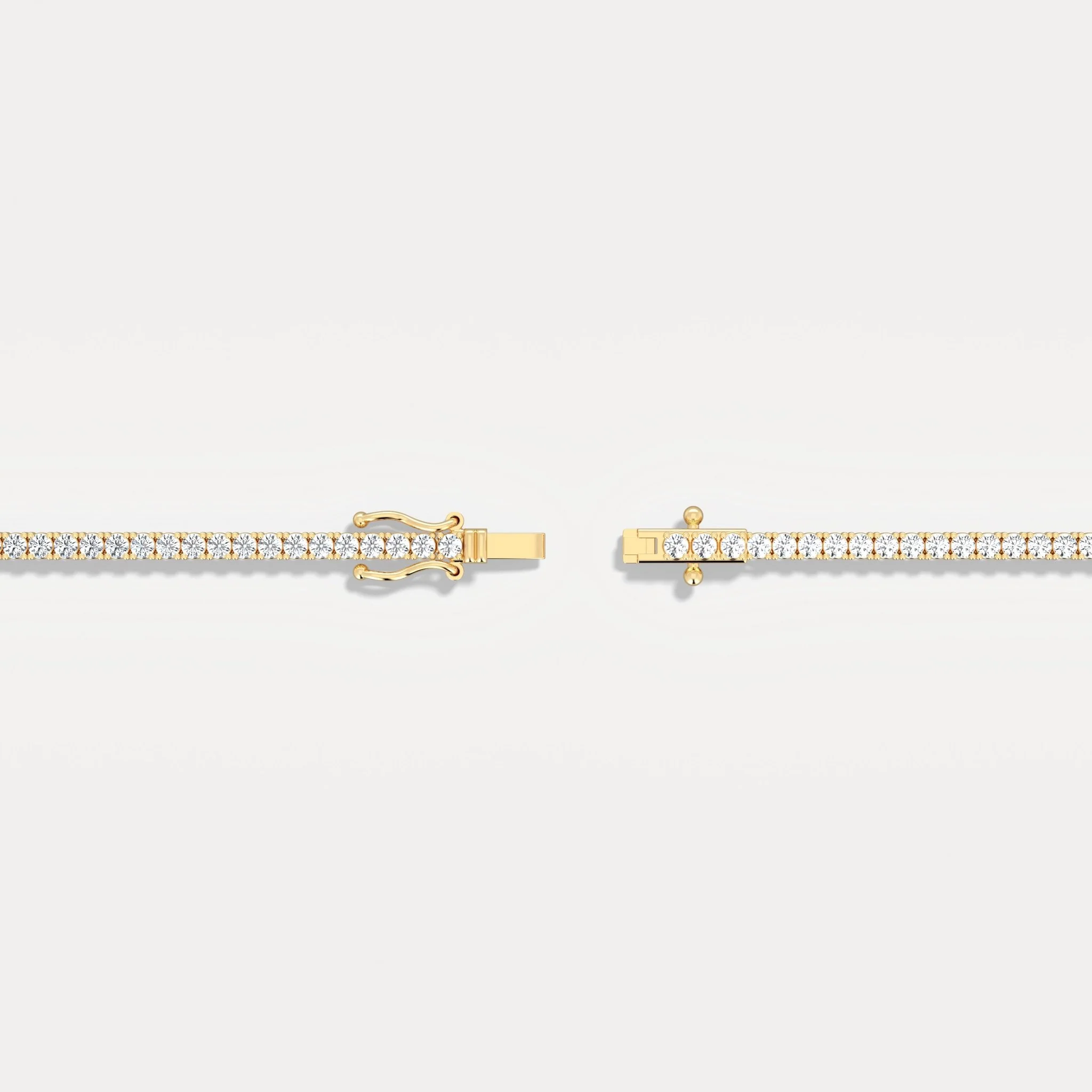 3 CTW Lab-Grown Diamond Tennis Bracelet in 14K Gold/Platinum – Classic & Timeless - Image 12