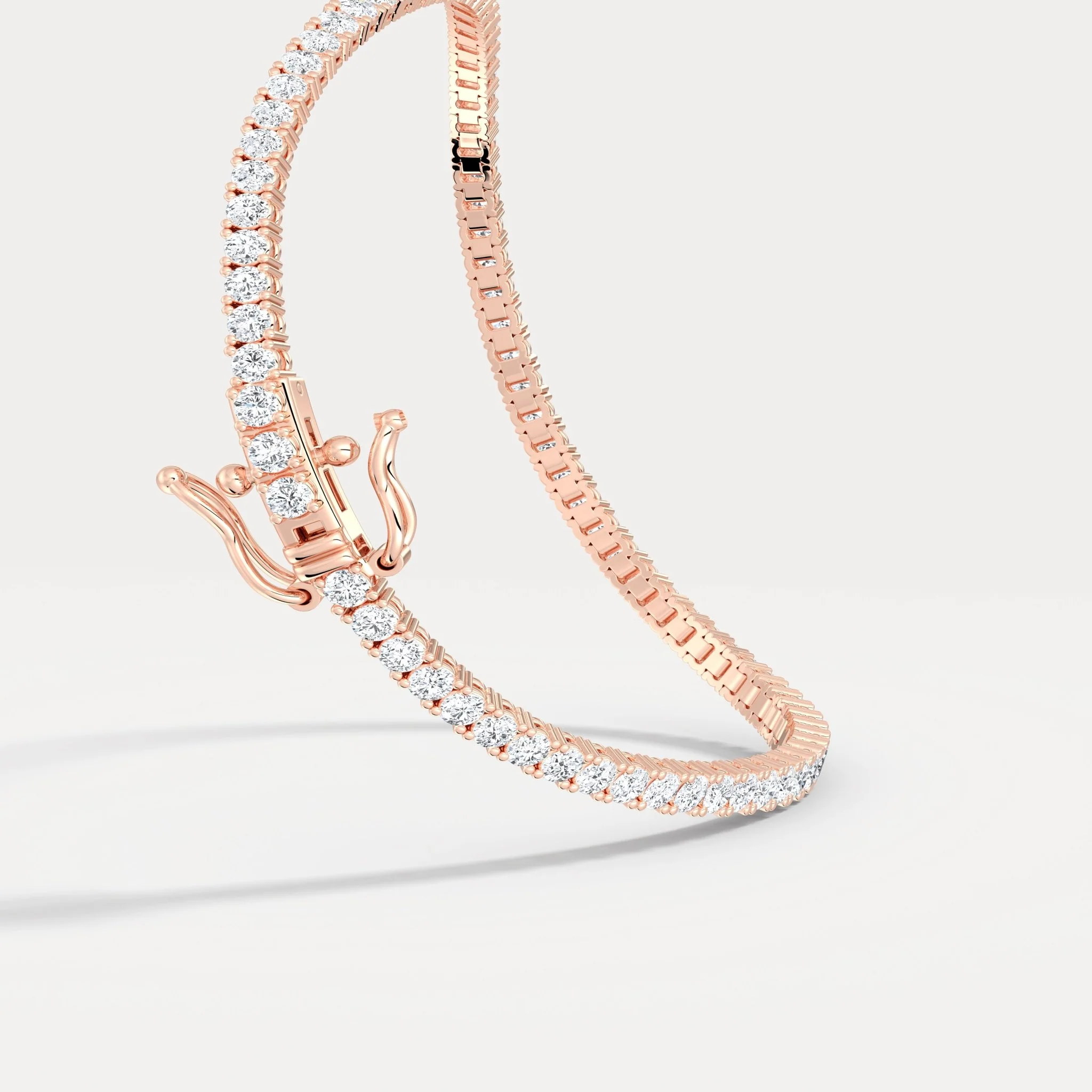 3 CTW Lab-Grown Diamond Tennis Bracelet in 14K Gold/Platinum – Classic & Timeless - Image 13