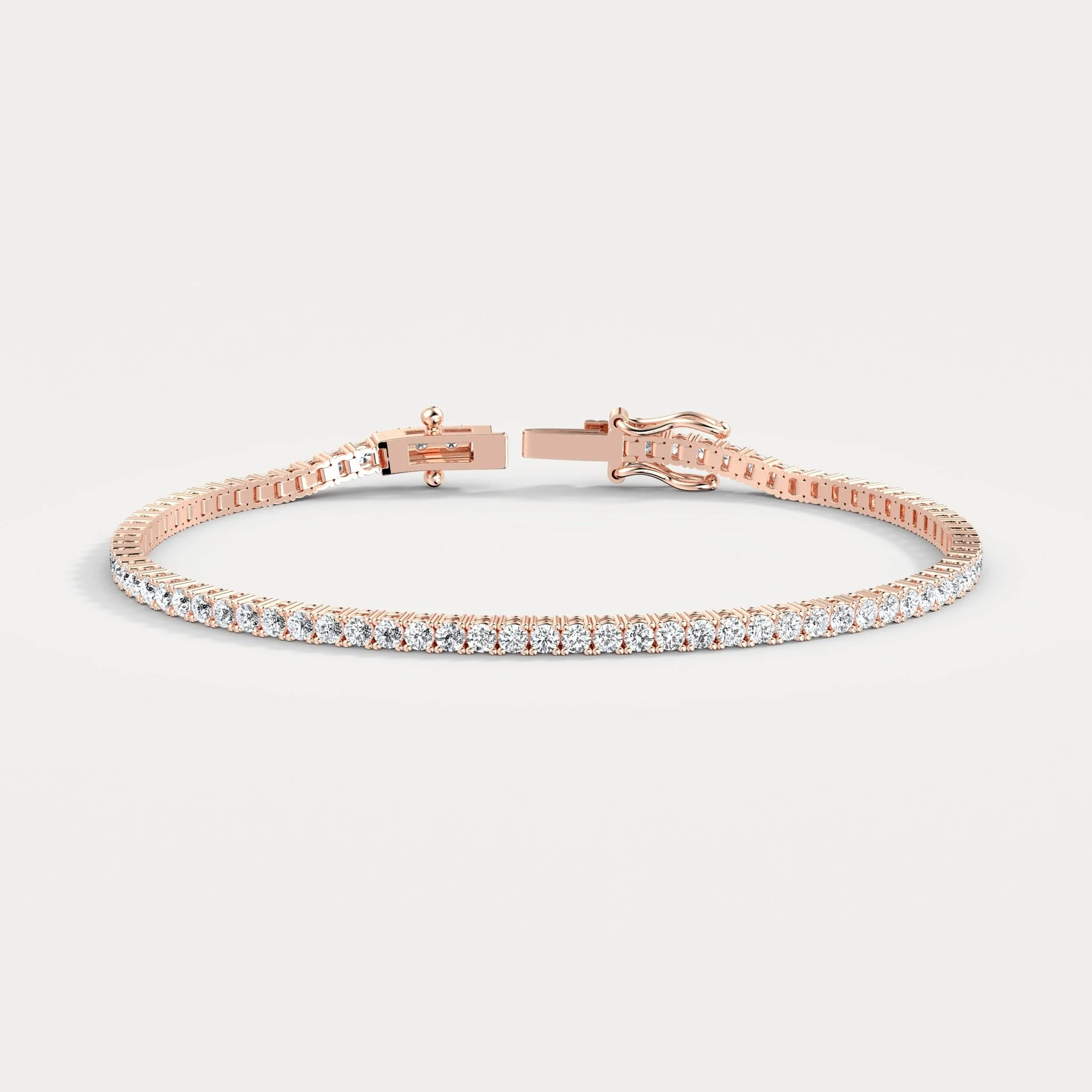 3 CTW Lab-Grown Diamond Tennis Bracelet in 14K Gold/Platinum – Classic & Timeless - Image 15