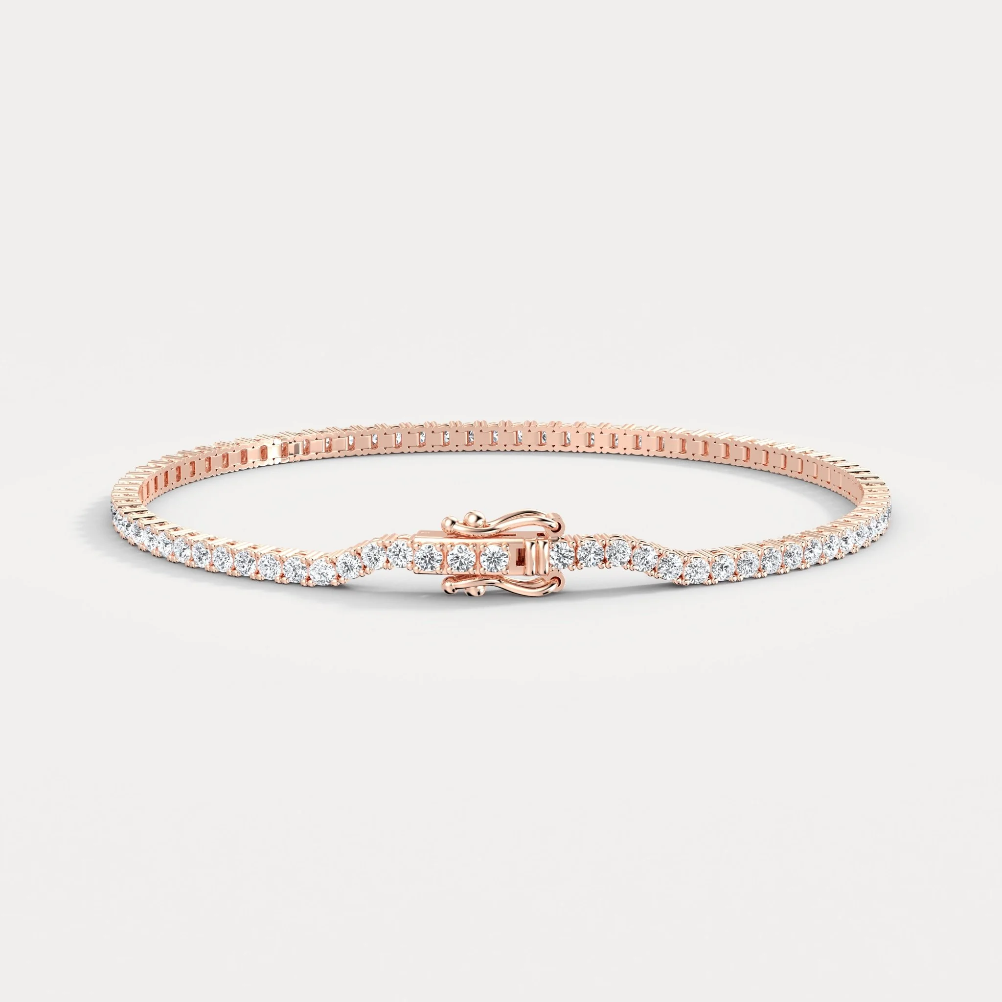 3 CTW Lab-Grown Diamond Tennis Bracelet in 14K Gold/Platinum – Classic & Timeless - Image 16