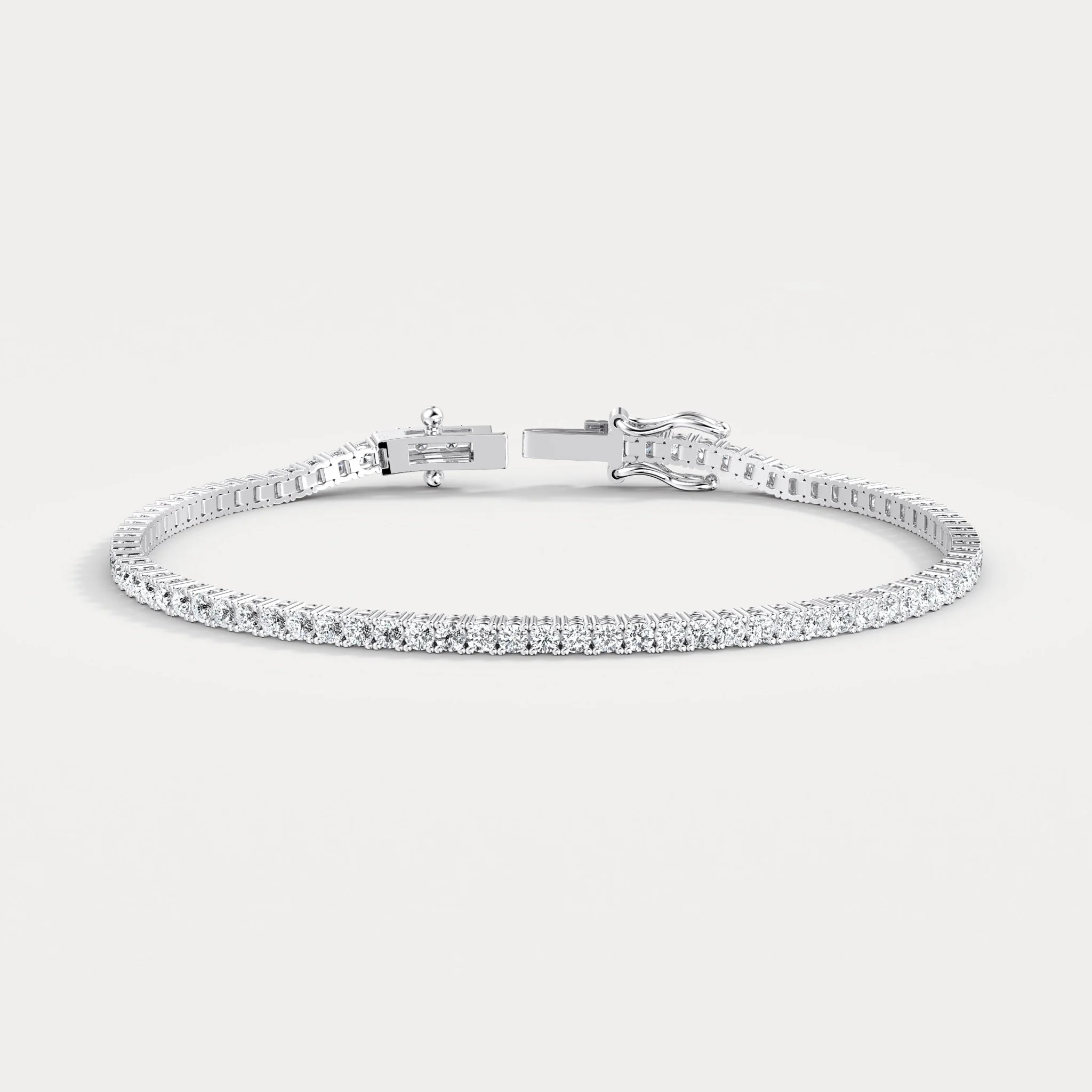 3 CTW Lab-Grown Diamond Tennis Bracelet in 14K Gold/Platinum – Classic & Timeless - Image 20