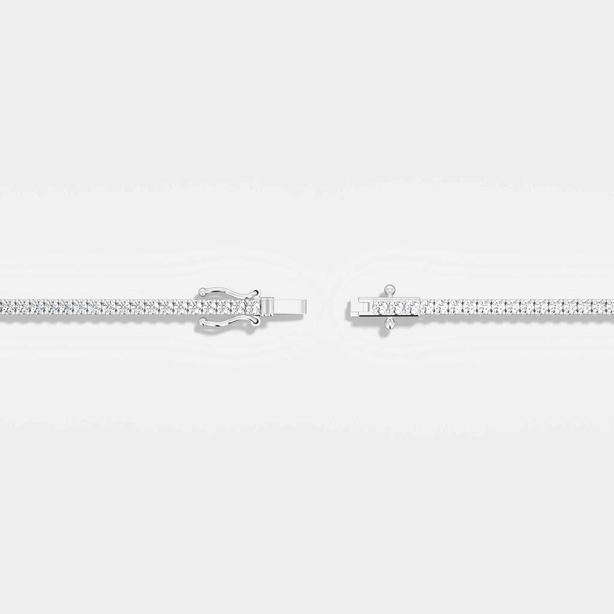 3 CTW Lab-Grown Diamond Tennis Bracelet in 14K Gold/Platinum – Classic & Timeless - Image 5