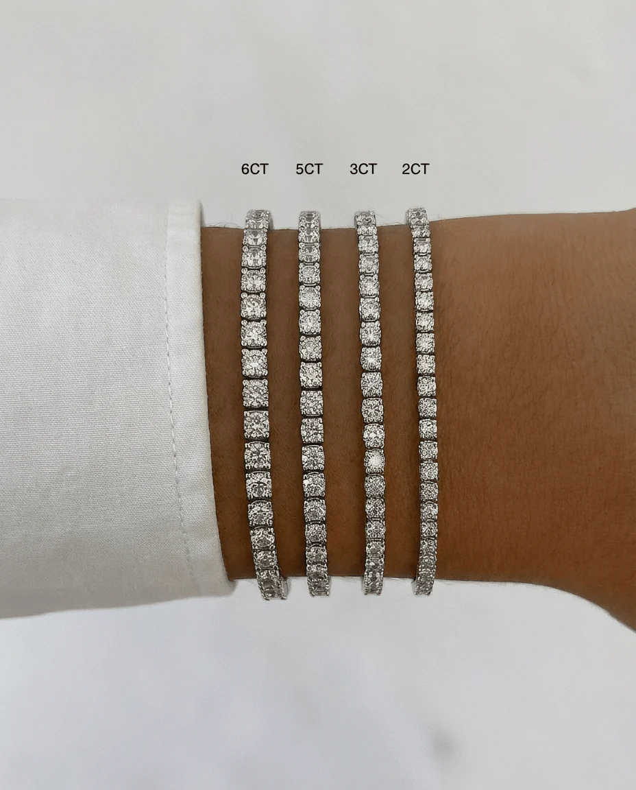 2 CTW Lab-Grown Diamond Tennis Bracelet in 14K Gold/Platinum – Classic & Timeless - Image 5