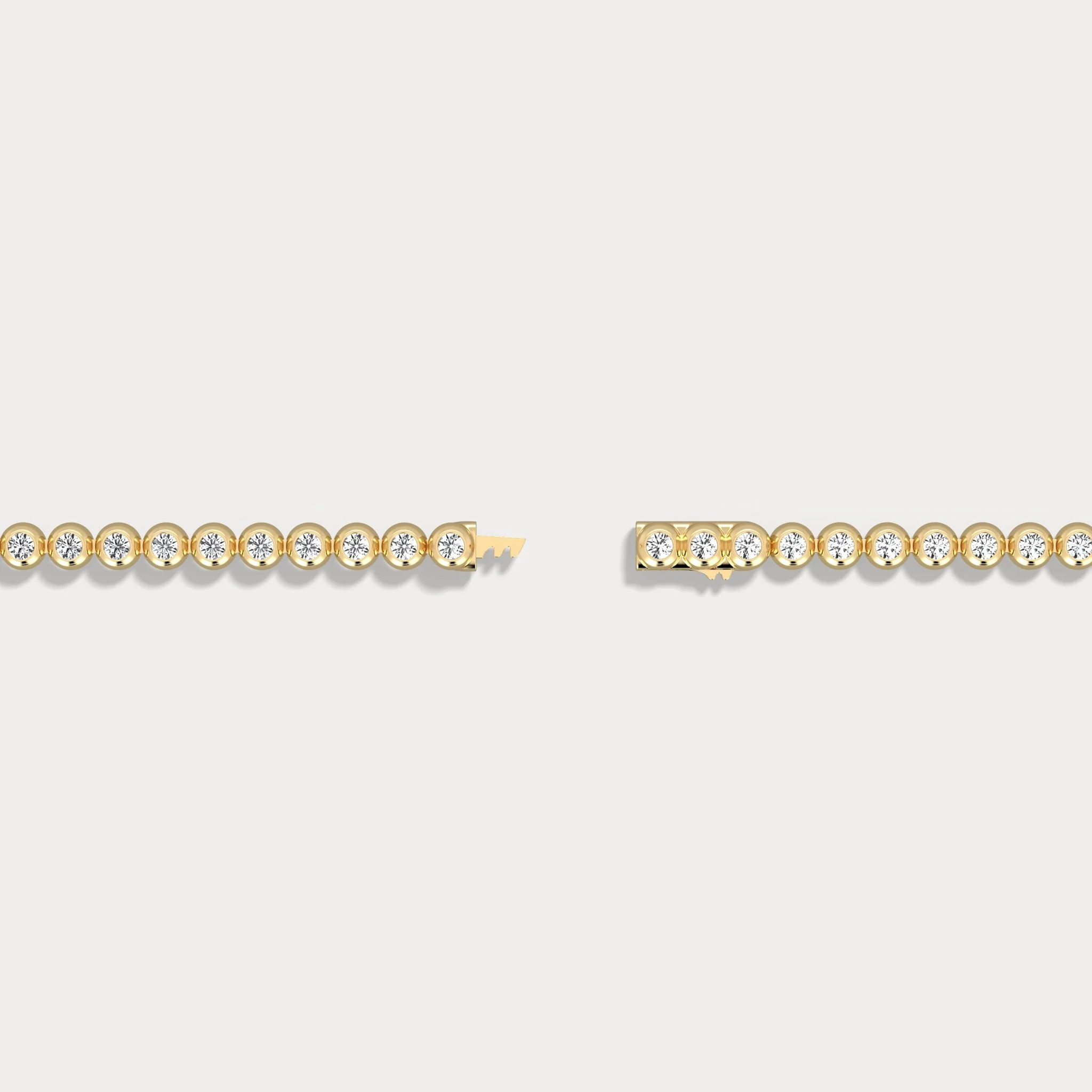2 CTW Bezel Set Lab-Grown Diamond Tennis Bracelet in Sterling Silver - Image 12