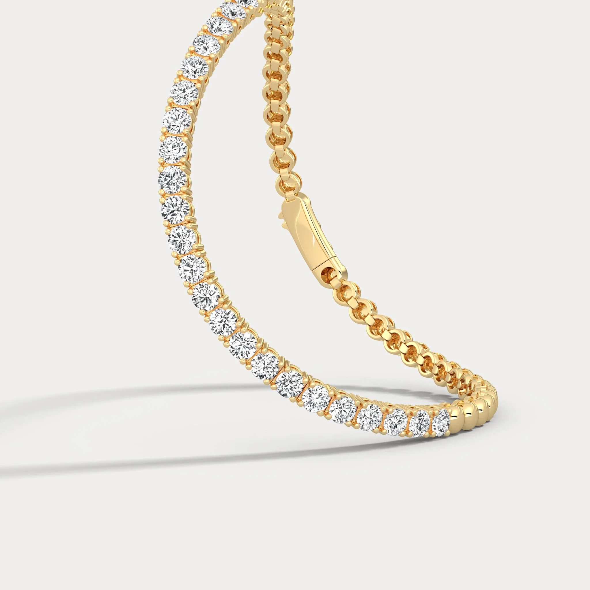 2 CTW Prong Set Lab-Grown Diamond Tennis Bracelet in Sterling Silver - Image 13
