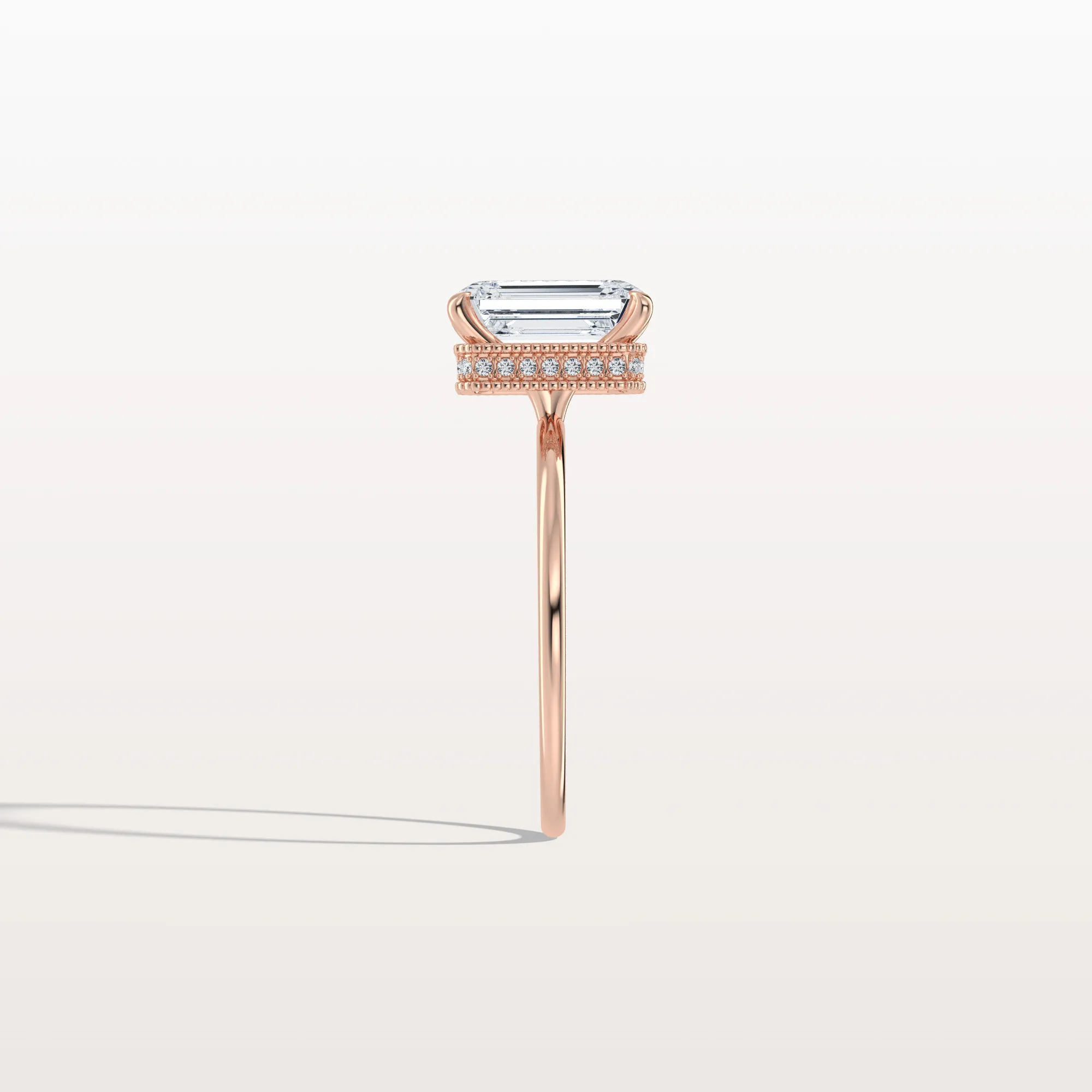 Nova丨2CT Emerald Cut Lab Grown Diamond Engagement Ring - Image 22