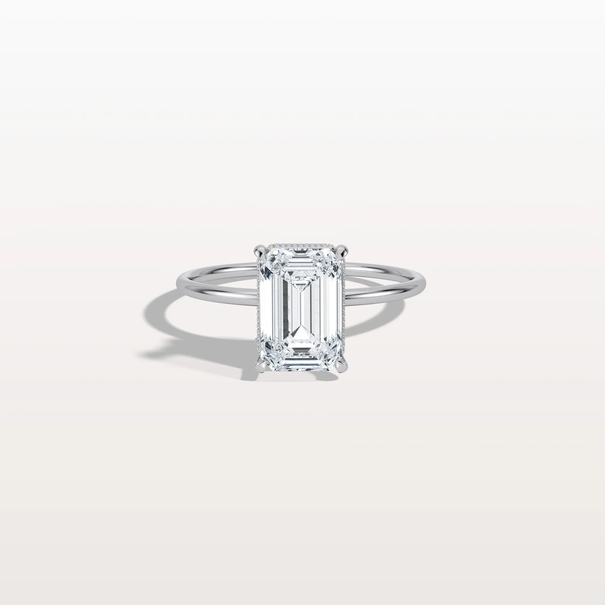 Nova丨2CT Emerald Cut Lab Grown Diamond Engagement Ring - Image 23