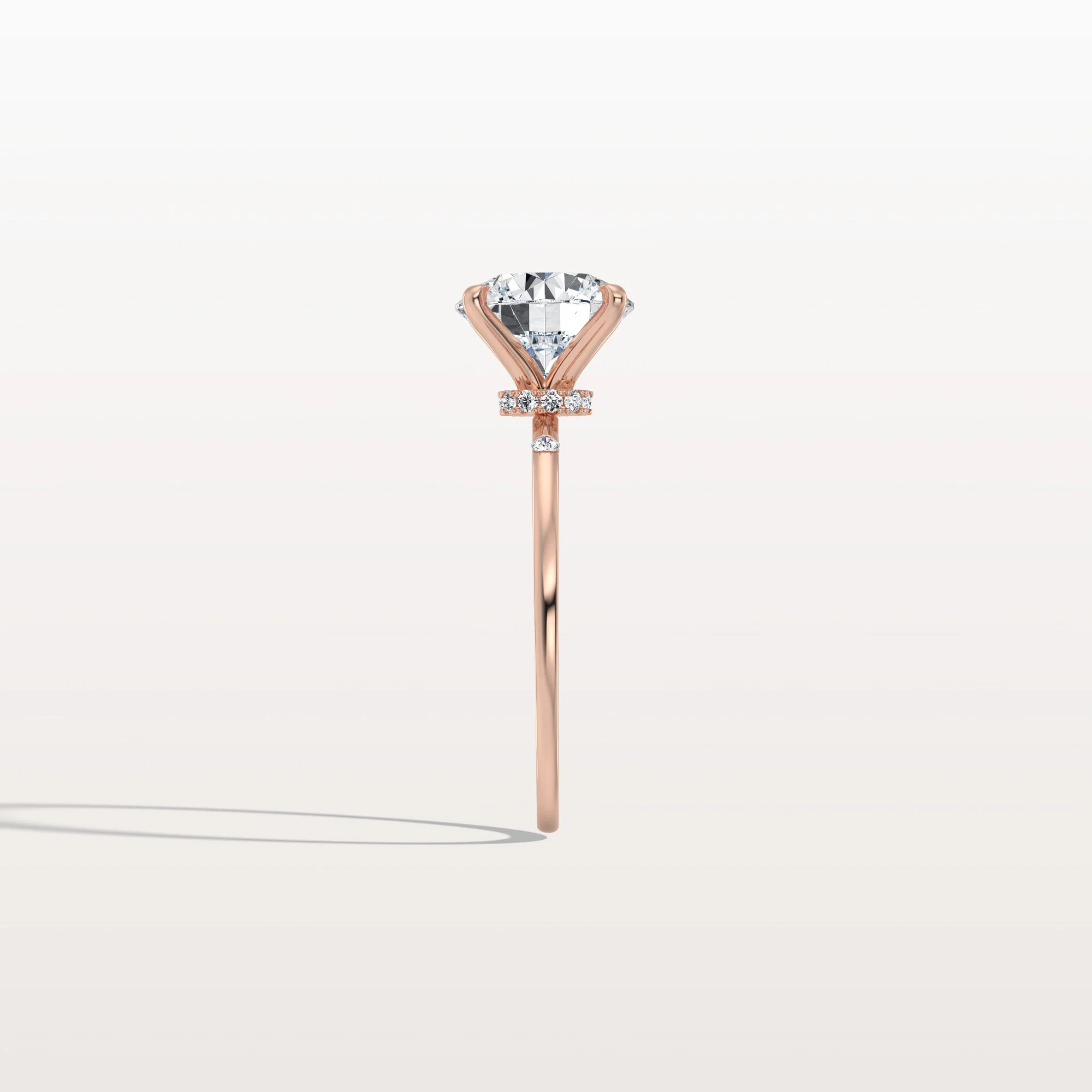 Noelle丨2CT Hidden Halo Lab Diamond Engagement Ring With Side Accents - Image 20