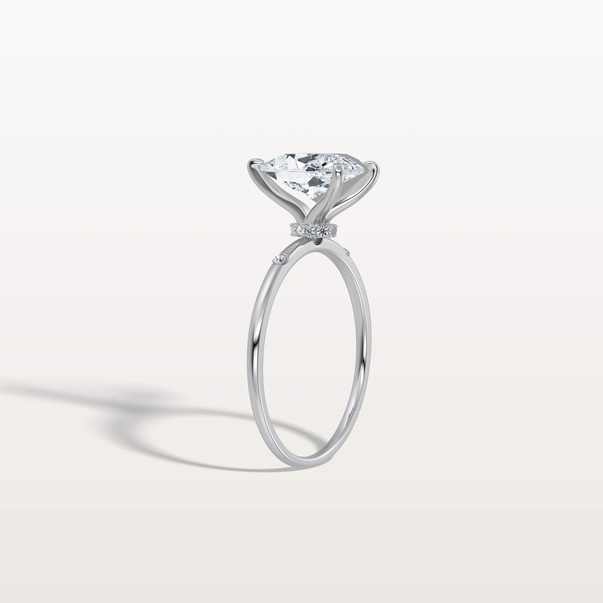 Clara丨2CT Lab-Grown Diamond Pear Engagement Ring - Image 12