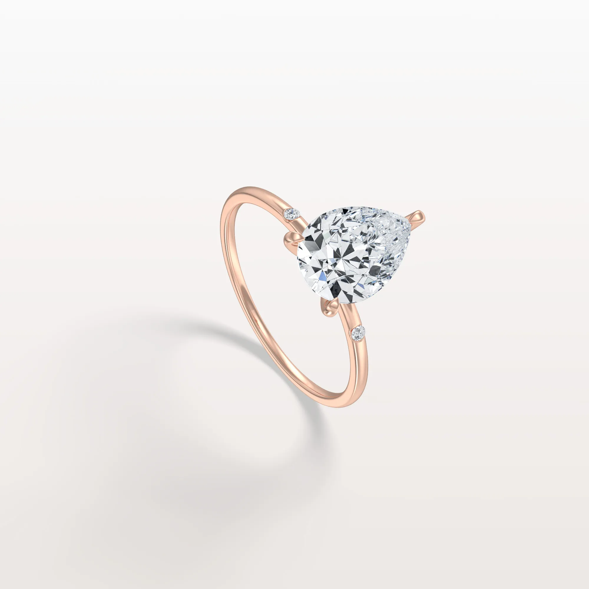Clara丨2CT Lab-Grown Diamond Pear Engagement Ring - Image 19