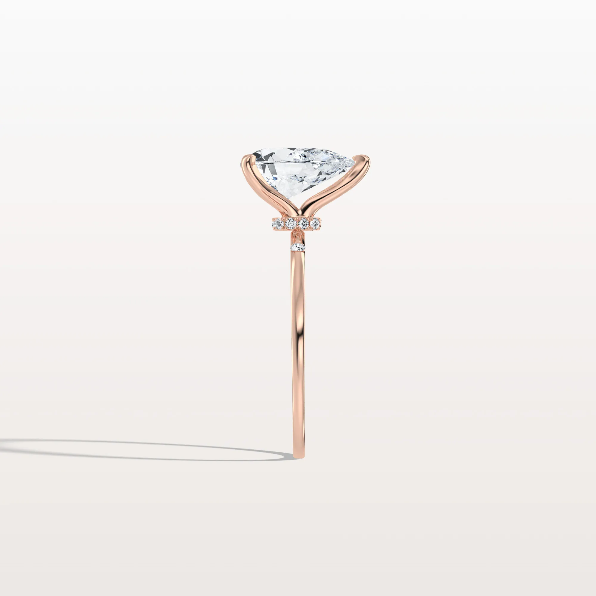 Clara丨2CT Lab-Grown Diamond Pear Engagement Ring - Image 22
