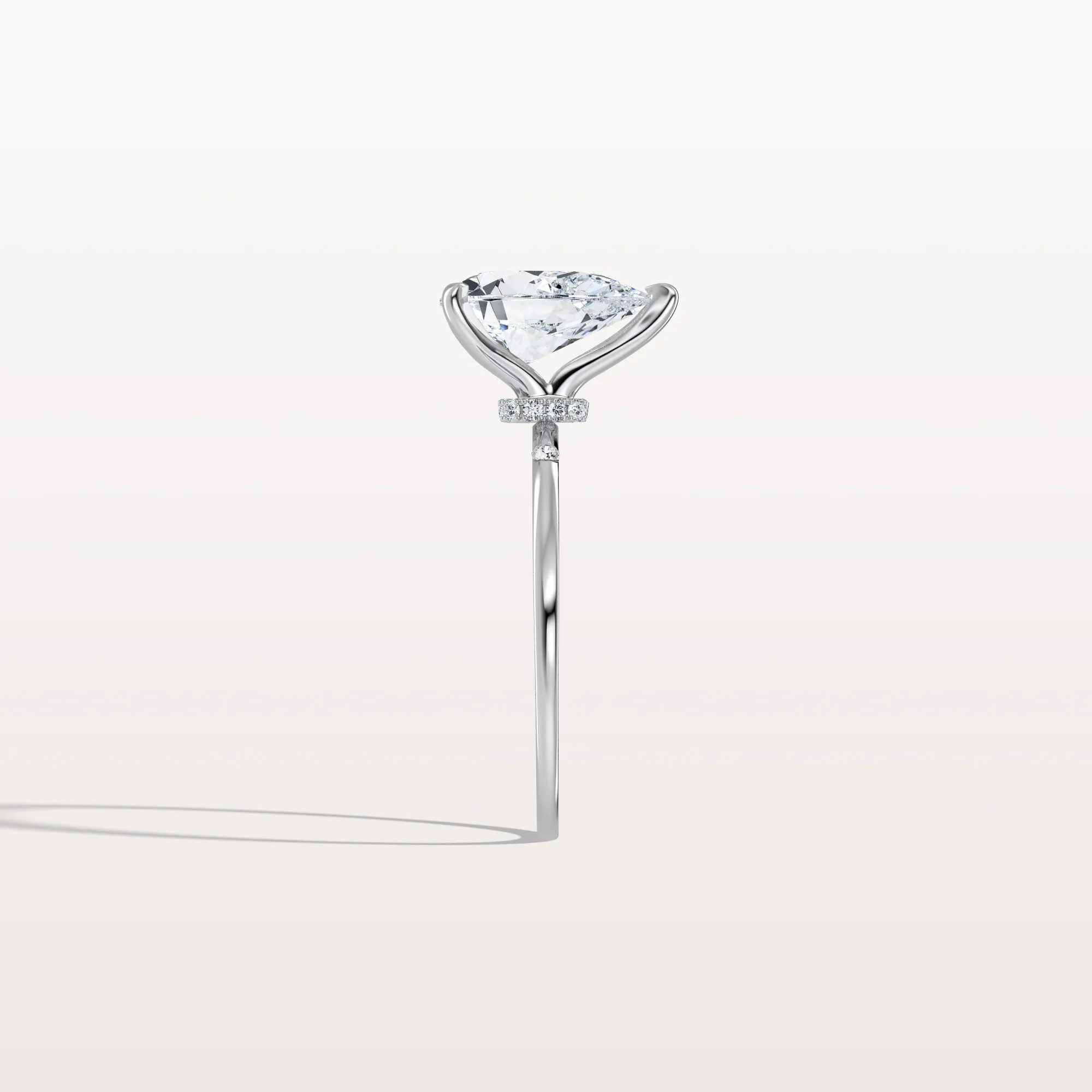 Clara丨2CT Lab-Grown Diamond Pear Engagement Ring - Image 26