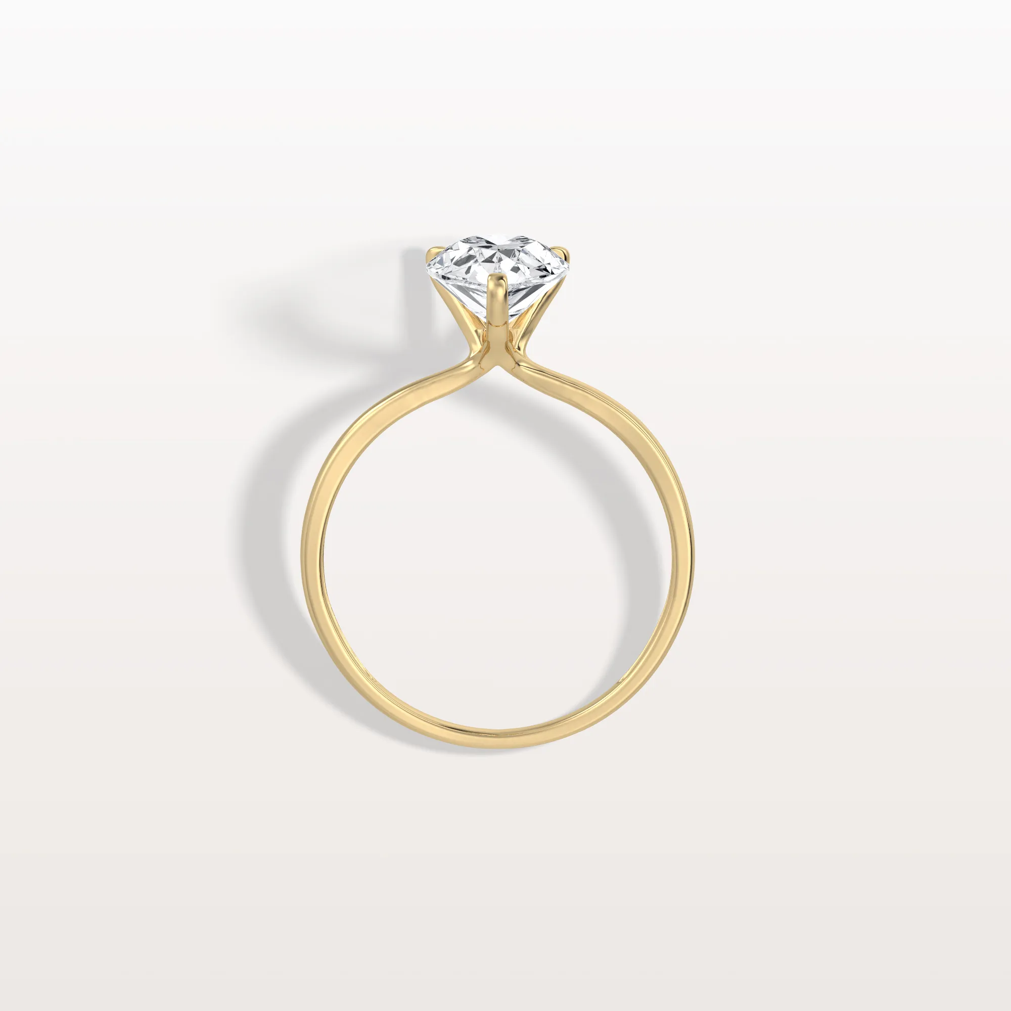 Elise丨2CT Pear Cut Lab Diamond Engagement Ring In 14K Gold - Image 13