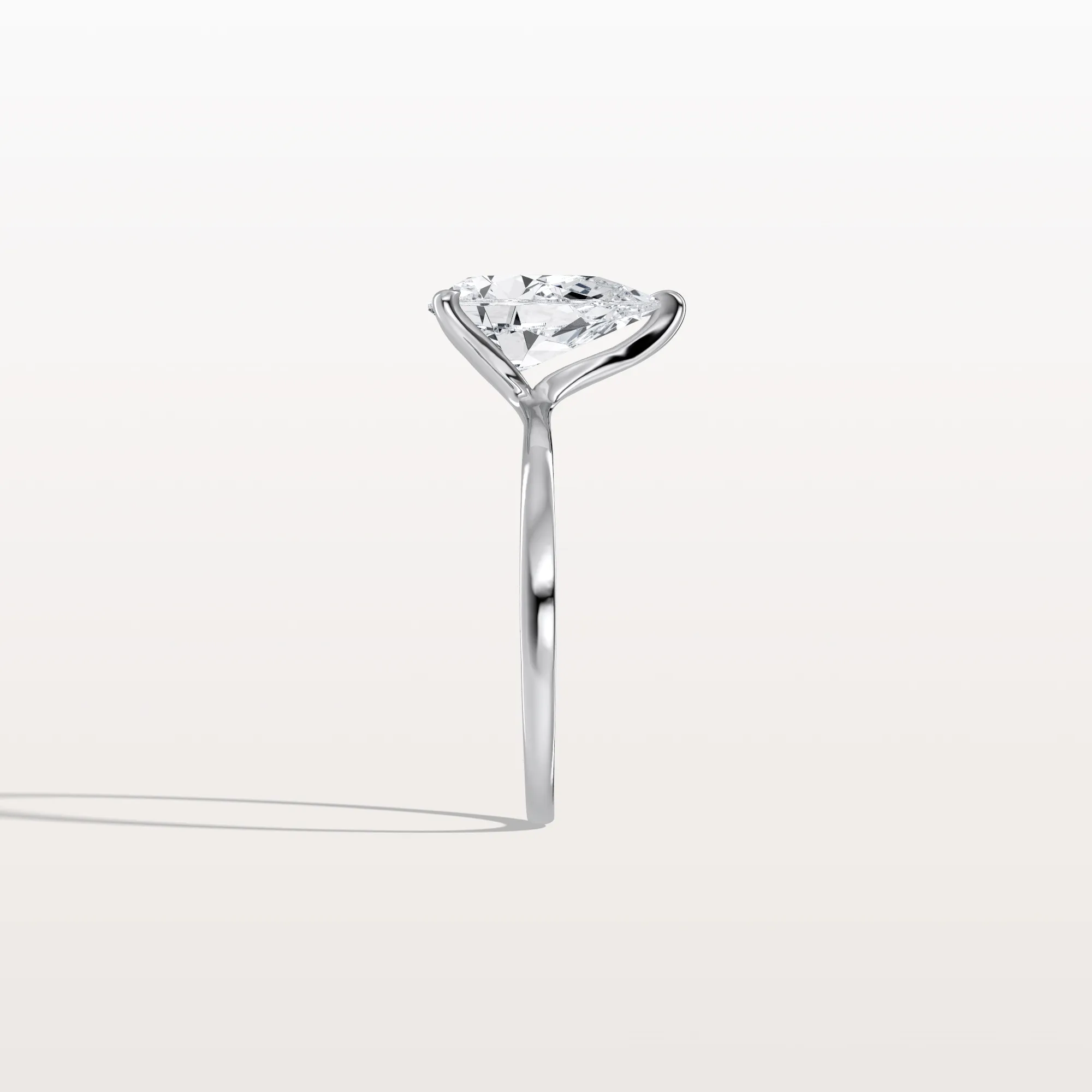 Elise丨2CT Pear Cut Lab Diamond Engagement Ring In 14K Gold - Image 29